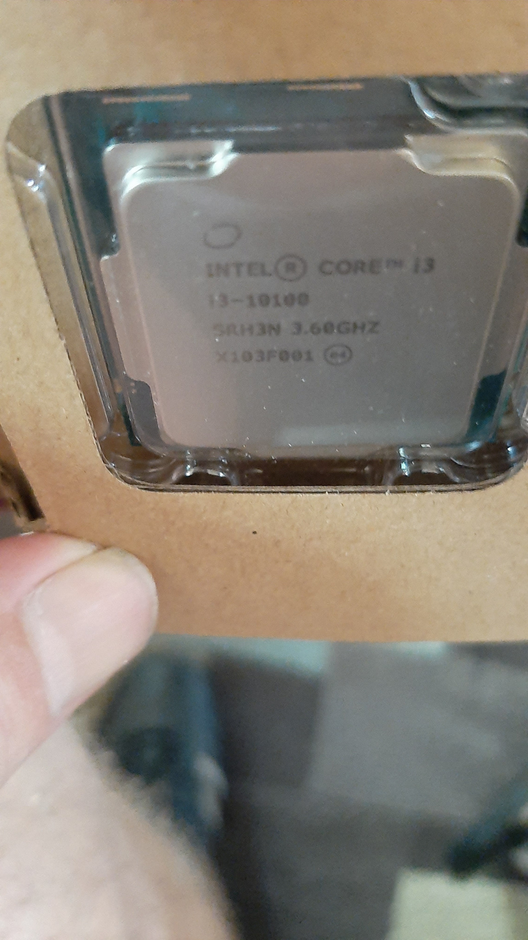 Intel Core i3-10100 Desktop Processor 4 Cores up to 4.3 GHz LGA1200 (Intel 400 Series Chipset) 65W Customer Review Intel Core i3-10100 Desktop Processor 4 Cores up to 4.3 GHz LGA1200 (Intel 400 Series Chipset) 65W - Customer Photo 2