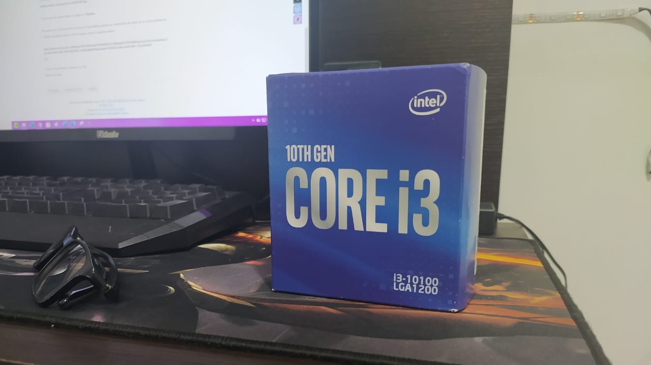 Intel Core i3-10100 Desktop Processor 4 Cores up to 4.3 GHz LGA1200 (Intel 400 Series Chipset) 65W Customer Review Intel Core i3-10100 Desktop Processor 4 Cores up to 4.3 GHz LGA1200 (Intel 400 Series Chipset) 65W - Customer Photo 3
