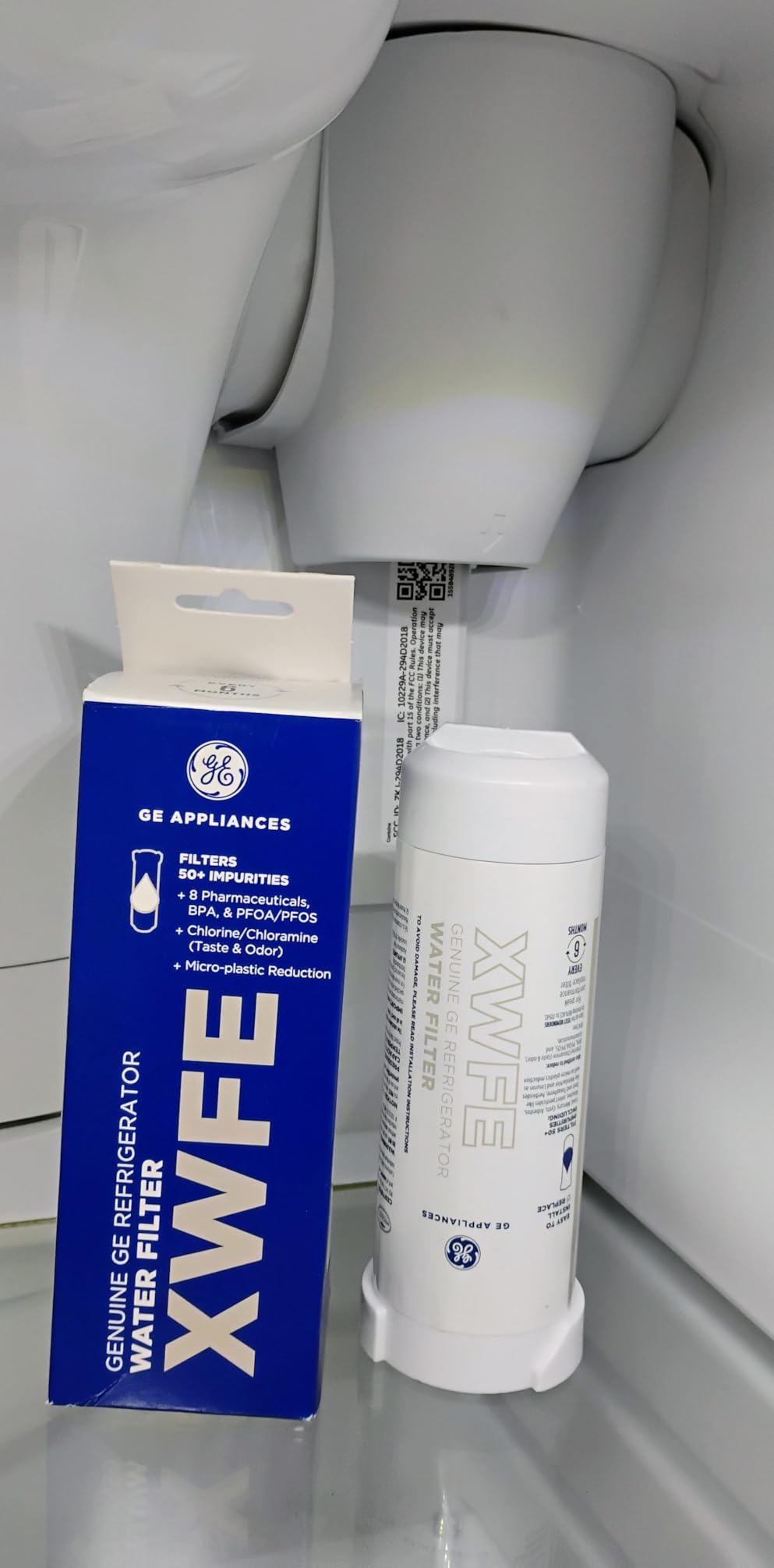 GE XWFE Refrigerator Water Filter, Genuine Replacement Filter Customer Review GE XWFE Refrigerator Water Filter, Genuine Replacement Filter - Customer Photo 1