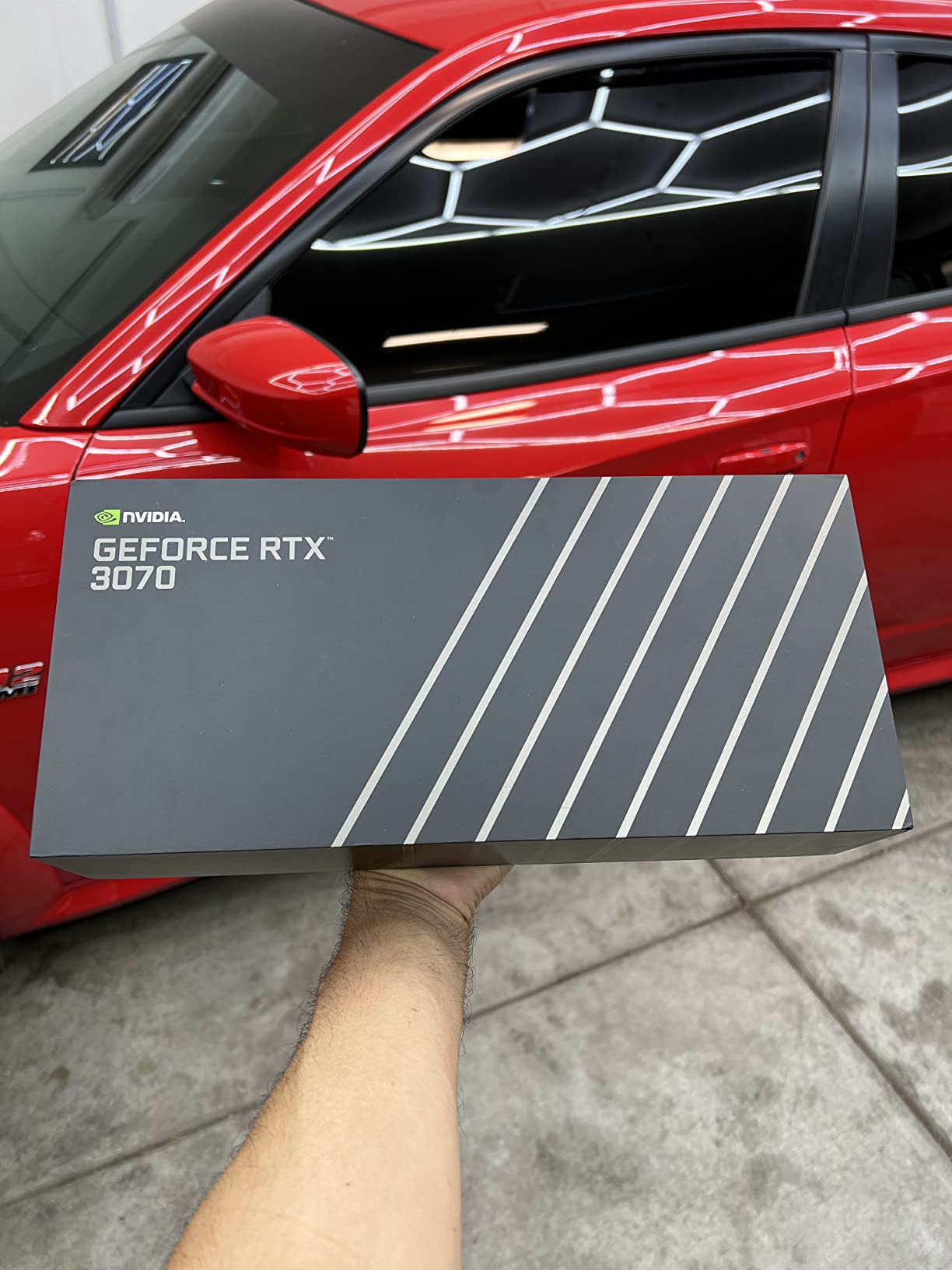 NVIDIA GeForce RTX 3070 8GB GDDR6 PCI Express 4.0 Graphics Card - Dark Platinum and Black - Customer Photo 1