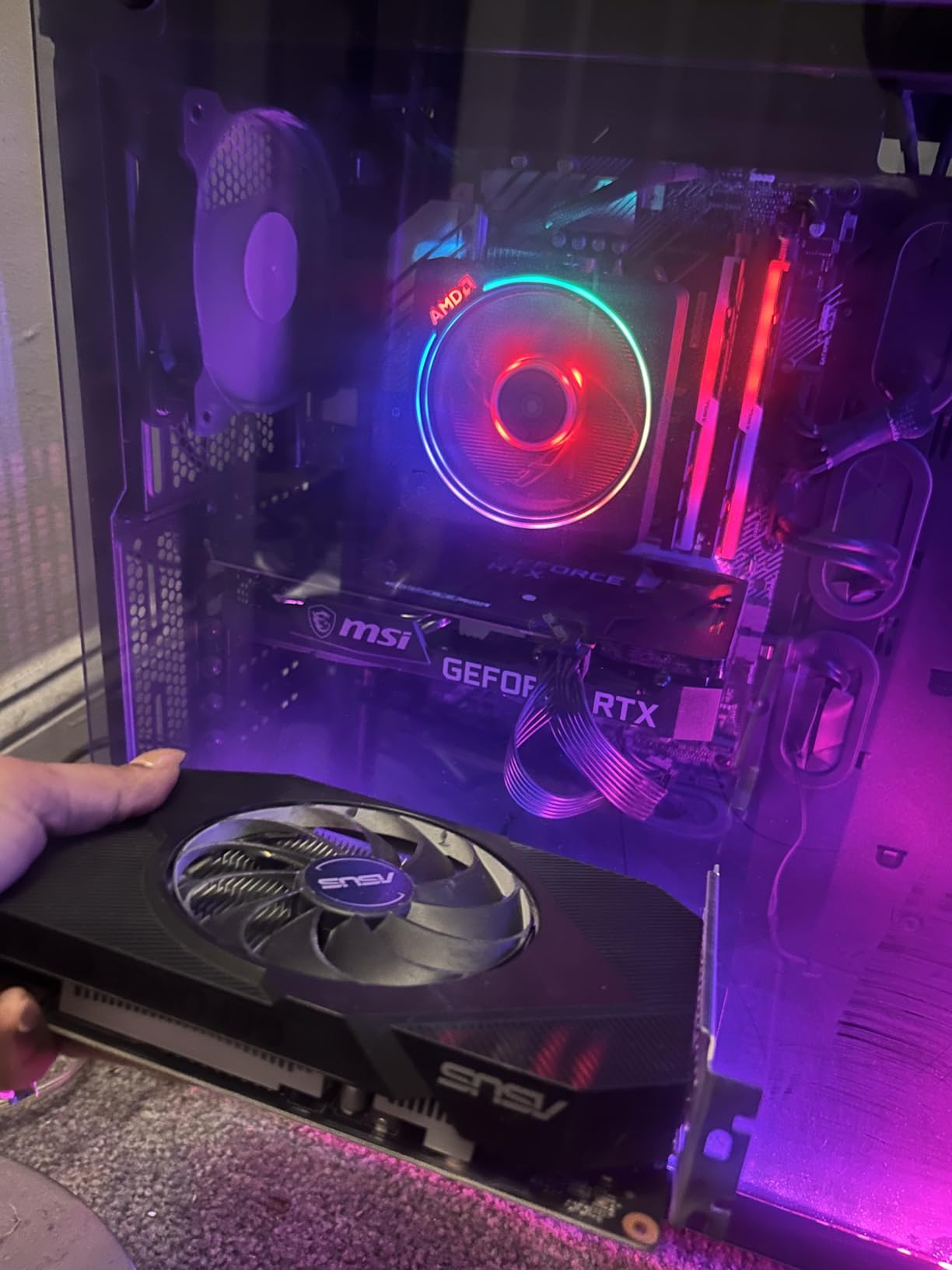 MSI Gaming GeForce RTX 3060 12GB 15 Gbps GDRR6 192-Bit HDMI/DP PCIe 4 Torx Twin Fan Ampere OC Graphics Card Customer Review MSI Gaming GeForce RTX 3060 12GB 15 Gbps GDRR6 192-Bit HDMI/DP PCIe 4 Torx Twin Fan Ampere OC Graphics Card - Customer Photo 3