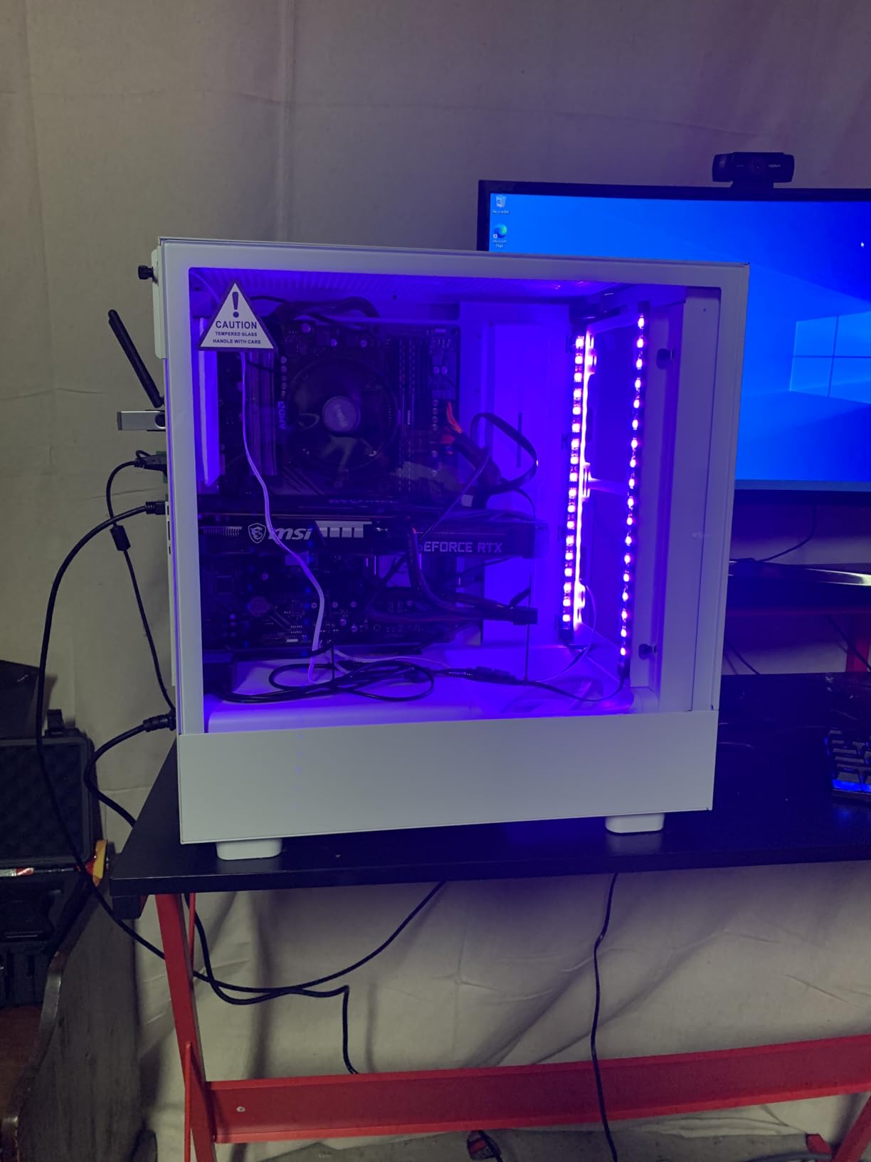 MSI Gaming GeForce RTX 3060 12GB 15 Gbps GDRR6 Boost Clock: 1807 MHz 192-Bit HDMI/DP PCIe 4 Torx Triple Fan Ampere OC Graphics Card (RTX 3060 Ventus 3X 12G OC) - Customer Photo 1