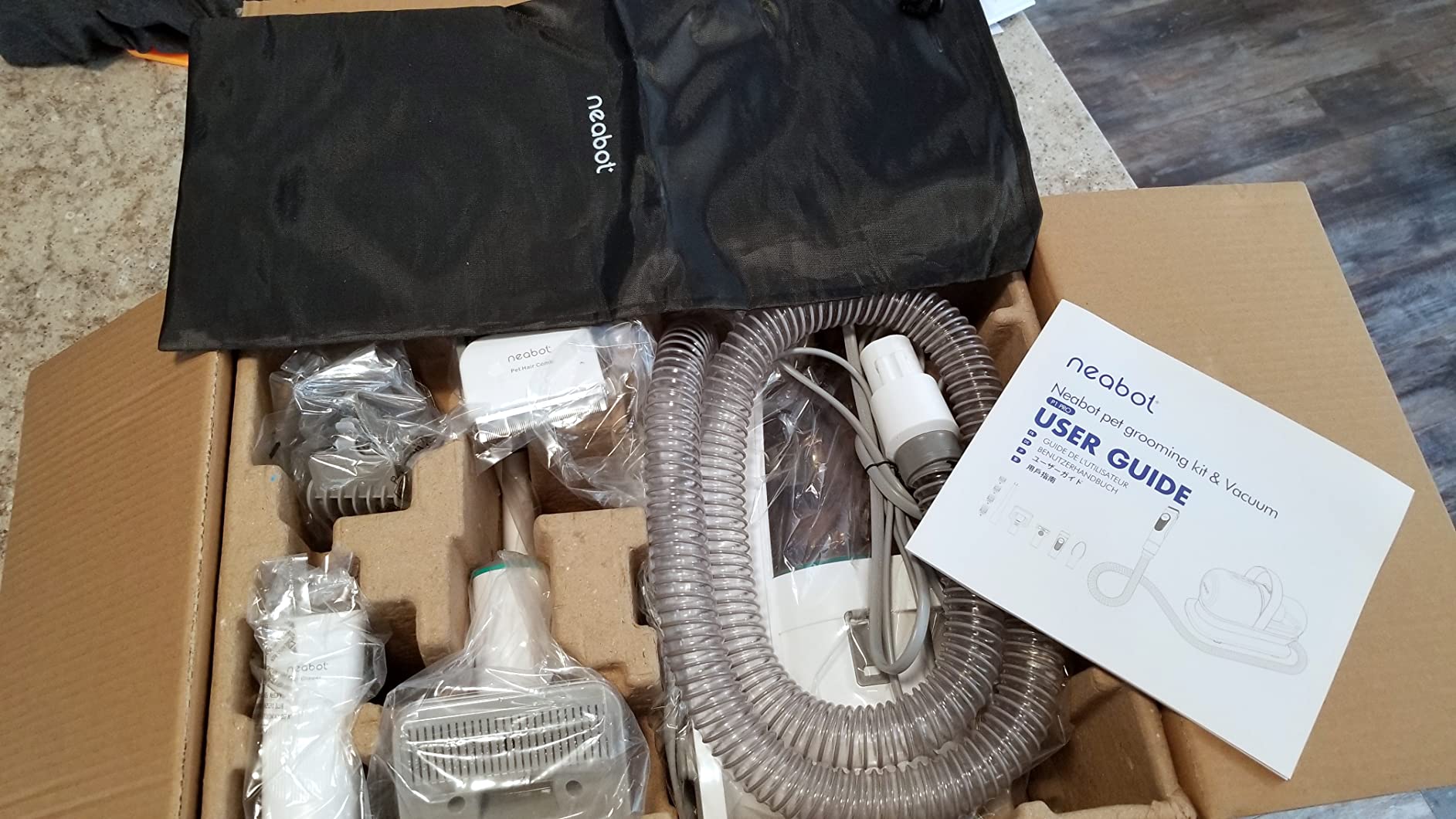 neabot Neakasa P1 Pro Pet Grooming Kit & Vacuum Suction 99% Pet Hair, Professional Clippers with 5 Proven Grooming Tools for Dogs Cats and Other Animals Customer Review neabot Neakasa P1 Pro Pet Grooming Kit & Vacuum Suction 99% Pet Hair, Professional Clippers with 5 Proven Grooming Tools for Dogs Cats and Other Animals - Customer Photo 1
