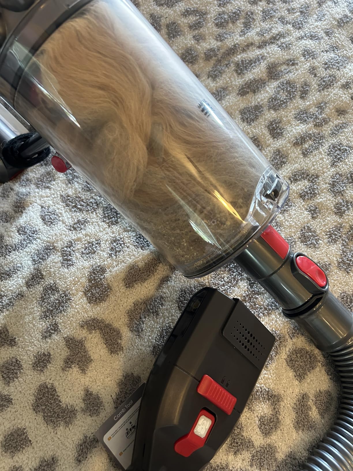 Dog Brush Vacuum Attachment with 1