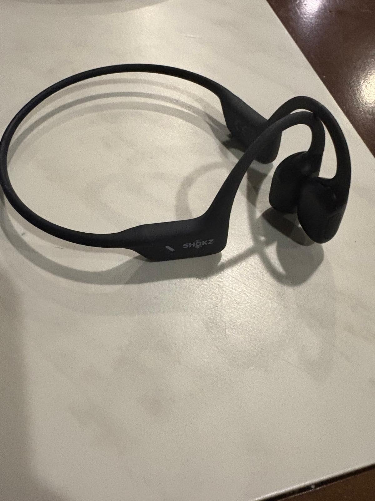 SHOKZ OpenRun Pro-Bone Conduction Headphones, Open-Ear Bluetooth Wireless Sport Headphones for Running and Workout, Sweat Resistant, Long Battery Life, Premium Deep Bass, Mic,with Hair Band, Black customer photo 2
