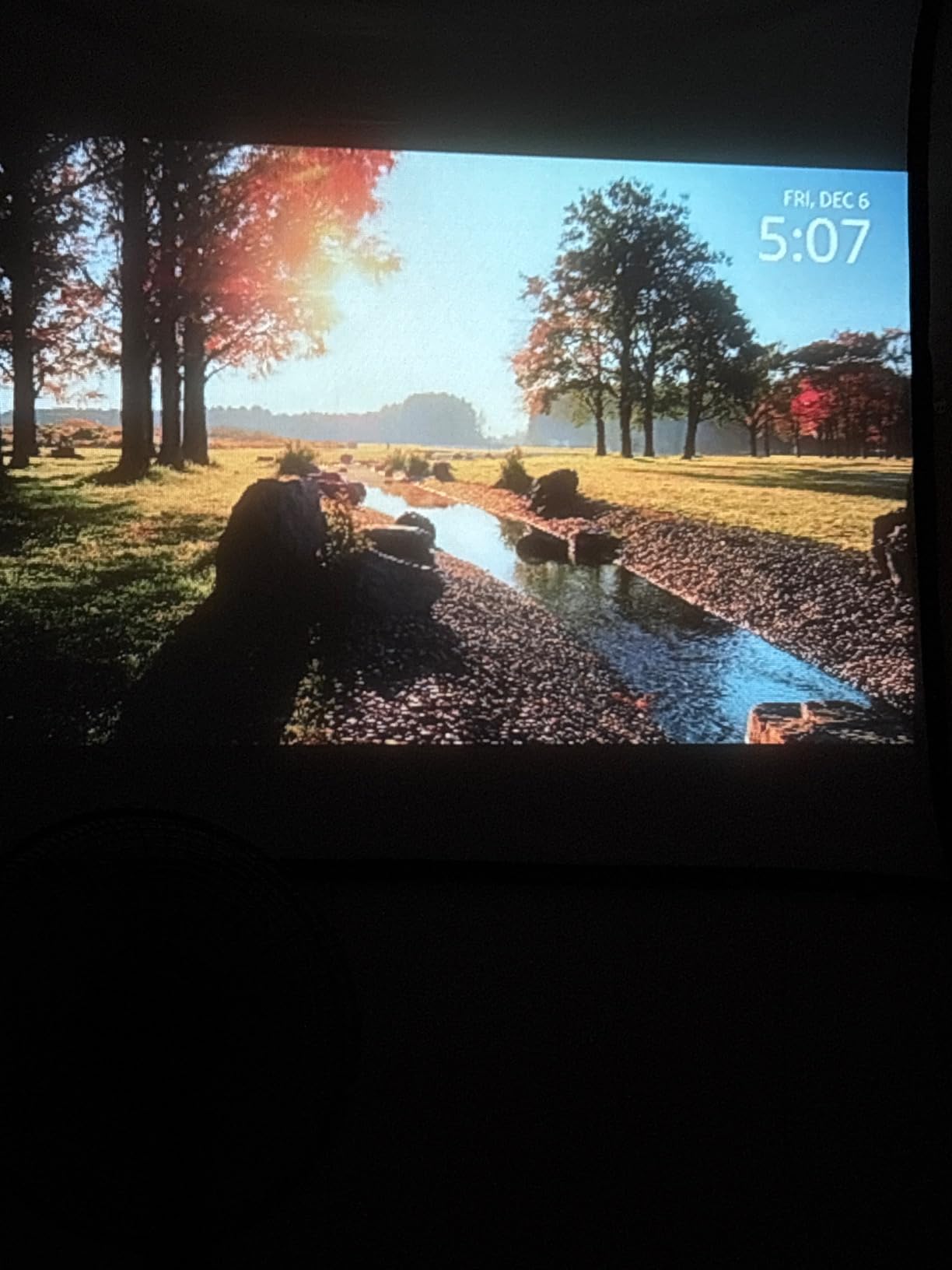 Projector with WiFi and Bluetooth, FUDONI Upgrade Projector Native 1080P 14000L 4K Supported, Portable Movie Outdoor Projector for Home Theater, Compatible w HDMI/USB/TV Stick/Laptop/iOS Android Phone Customer Review Projector with WiFi and Bluetooth, FUDONI Upgrade Projector Native 1080P 14000L 4K Supported, Portable Movie Outdoor Projector for Home Theater, Compatible w HDMI/USB/TV Stick/Laptop/iOS Android Phone - Customer Photo 3