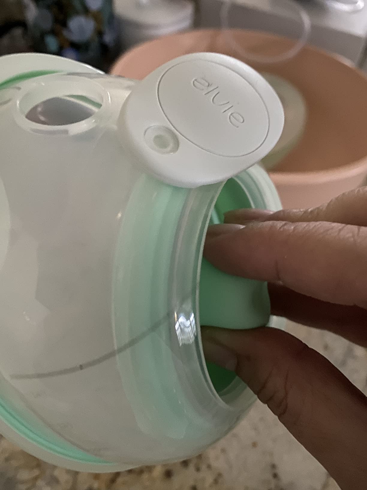 Elvie Stride Hospital-Grade, App-Controlled Breast Pump - Hands-Free, Wearable, Ultra-Quiet & Electric with 2-Modes, 10-Settings & 5oz Capacity per Cup Customer Review Elvie Stride Hospital-Grade, App-Controlled Breast Pump - Hands-Free, Wearable, Ultra-Quiet & Electric with 2-Modes, 10-Settings & 5oz Capacity per Cup - Customer Photo 1