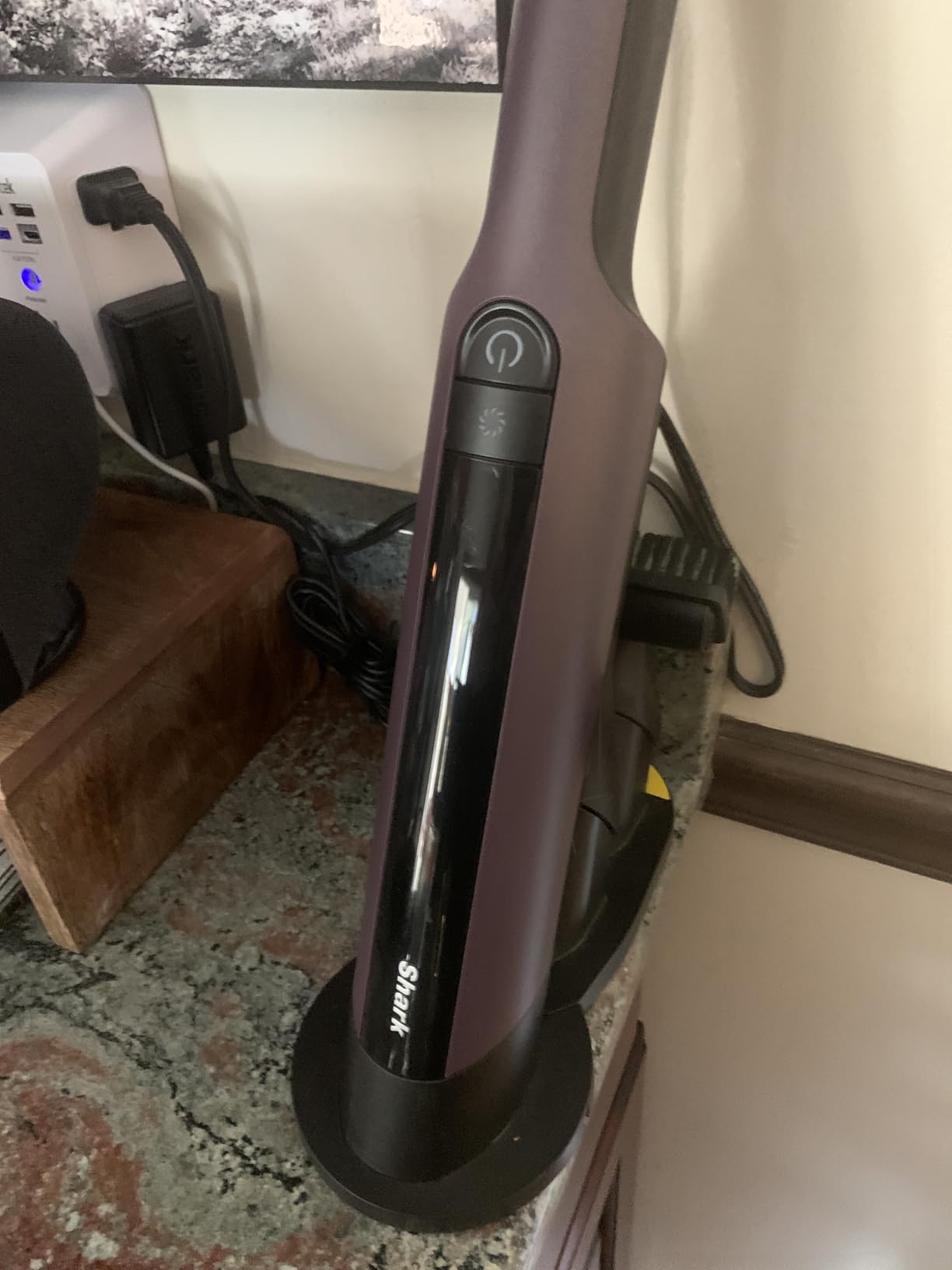 Shark WV410BL WANDVAC Cordless Hand Vacuum, Ultra-Lightweight & Portable with Powerful Suction & Tools for Pets, Designed for Car & Home, Dark Blue - Customer Photo 1