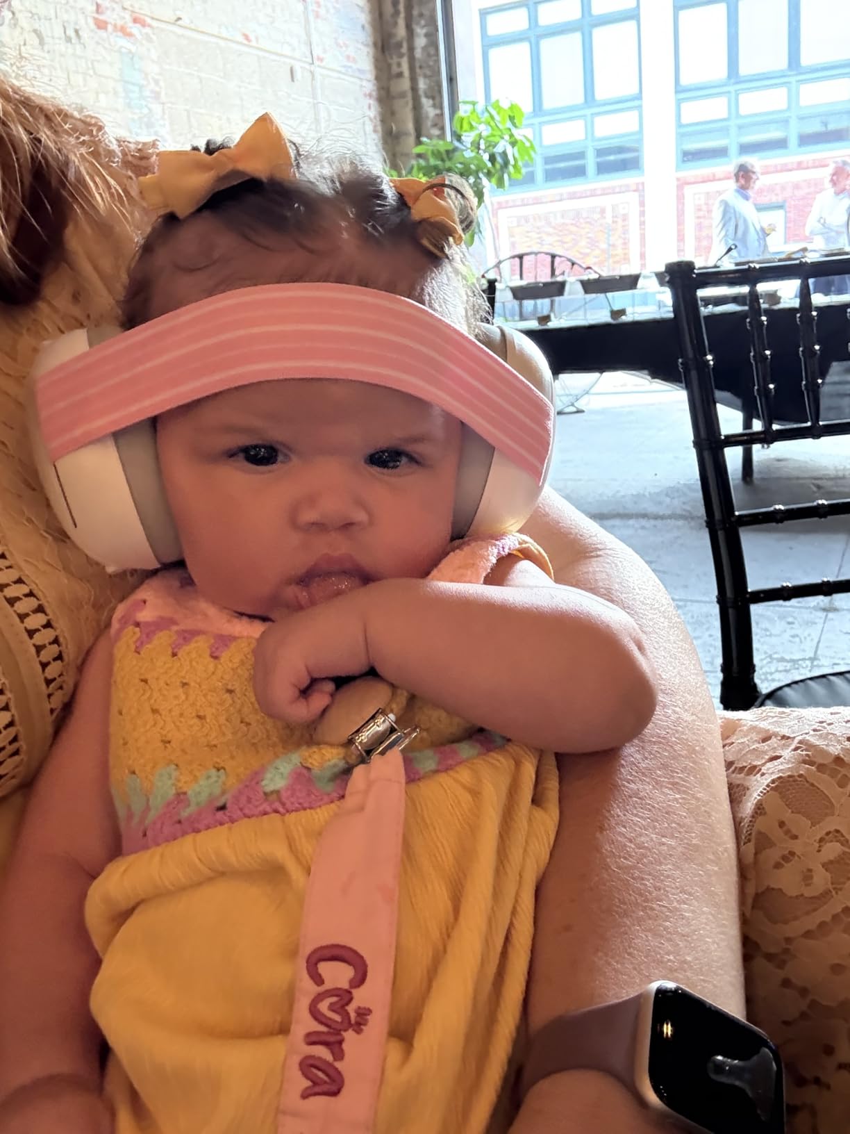 Alpine Muffy Baby Ear Protection for Babies and Toddlers up to 36 Months - CE & ANSI Certified - Noise Reduction Earmuffs - Comfortable Baby Headphones Against Hearing Damage & Improves Sleep - Green Customer Review Alpine Muffy Baby Ear Protection for Babies and Toddlers up to 36 Months - CE & ANSI Certified - Noise Reduction Earmuffs - Comfortable Baby Headphones Against Hearing Damage & Improves Sleep - Green - Customer Photo 2