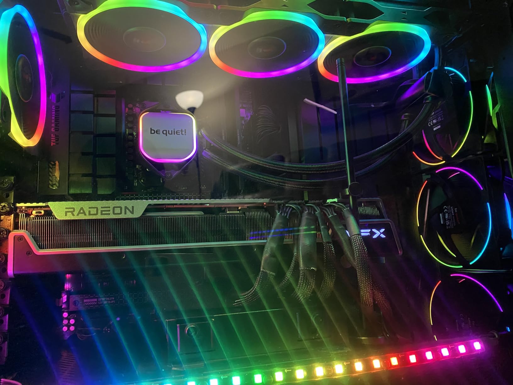 be quiet! Pure Loop 2 FX 280mm, CPU Liquid Cooler for Intel Core i3/i5/i7 or AMD Ryzen 3/5/7, ARGB LED Illumination, 2X Light Wings PWM high-Speed Fan -BW014 Customer Review be quiet! Pure Loop 2 FX 280mm, CPU Liquid Cooler for Intel Core i3/i5/i7 or AMD Ryzen 3/5/7, ARGB LED Illumination, 2X Light Wings PWM high-Speed Fan -BW014 - Customer Photo 2