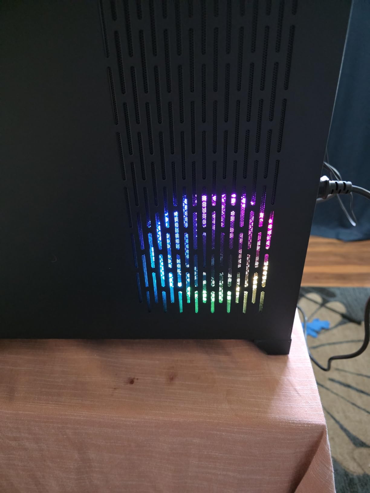 Redragon RGPS-850W 80+ Gold 850 Watt Power Supply w/Upgraded ATX 3.1 & PCIe 5.1 Fully Modular, 12VHPWR Cable Included, 100% Japanese Capacitors, Smart ECO Low Noise RGB Fan, Compact 160mm Size Customer Review Redragon RGPS-850W 80+ Gold 850 Watt Power Supply w/Upgraded ATX 3.1 & PCIe 5.1 Fully Modular, 12VHPWR Cable Included, 100% Japanese Capacitors, Smart ECO Low Noise RGB Fan, Compact 160mm Size - Customer Photo 1