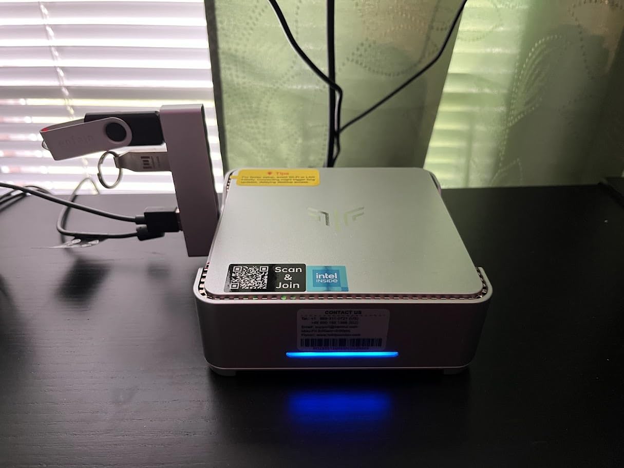 KAMRUI GK3Plus Mini PC, 16GB RAM 512GB M.2 SSD Mini Computers,12th Alder Lake N95 (up to 3.4GHz) Micro PC, 2.5''SSD, Gigabit Ethernet,4K UHD,Three Screen Display, WiFi,BT,VESA/Home/Business Small pc - Customer Photo 1