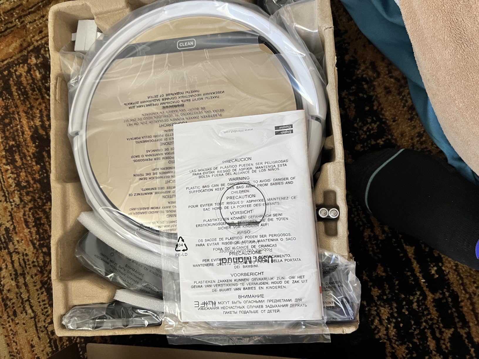 ILIFE V5s Plus Robot Vacuum and Mop Combo with Wi-Fi/App/Alexa, Automatic Self-Charging Robotic Vacuum Cleaner, Slim and Quiet, Cleans Hard Floors Carpets and Pet Hair (V5s Pro Upgrade Version) - Customer Photo 2