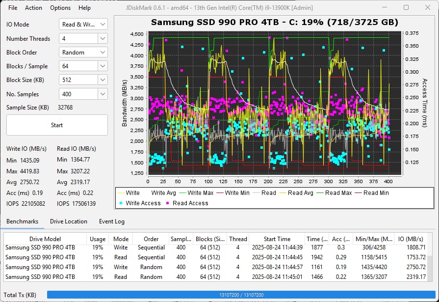 Samsung 990 PRO 2TB NVMe M.2 PCIe Gen4 SSD Customer Review Photo Samsung 990 PRO 2TB NVMe M.2 PCIe Gen4 SSD - Customer Photo 2 - Propel RC