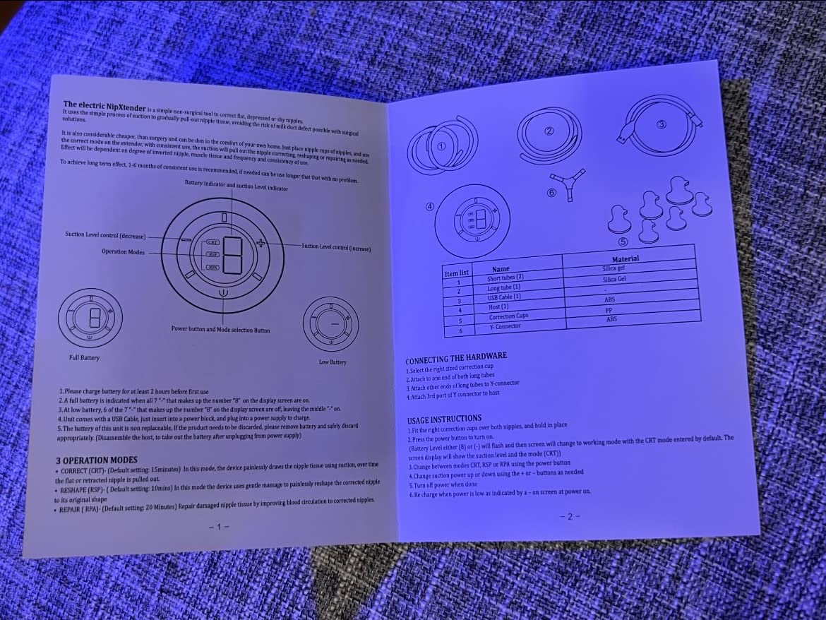 Cradle Plus Inverted Nipple Corrector -Rechargeable Nipple Suckers for Women | Suction Device | Electric Nipple Corrector for Inverted, Flat and Shy Nipples | Nipple everter, Nipple Suction Cups - Customer Photo 1