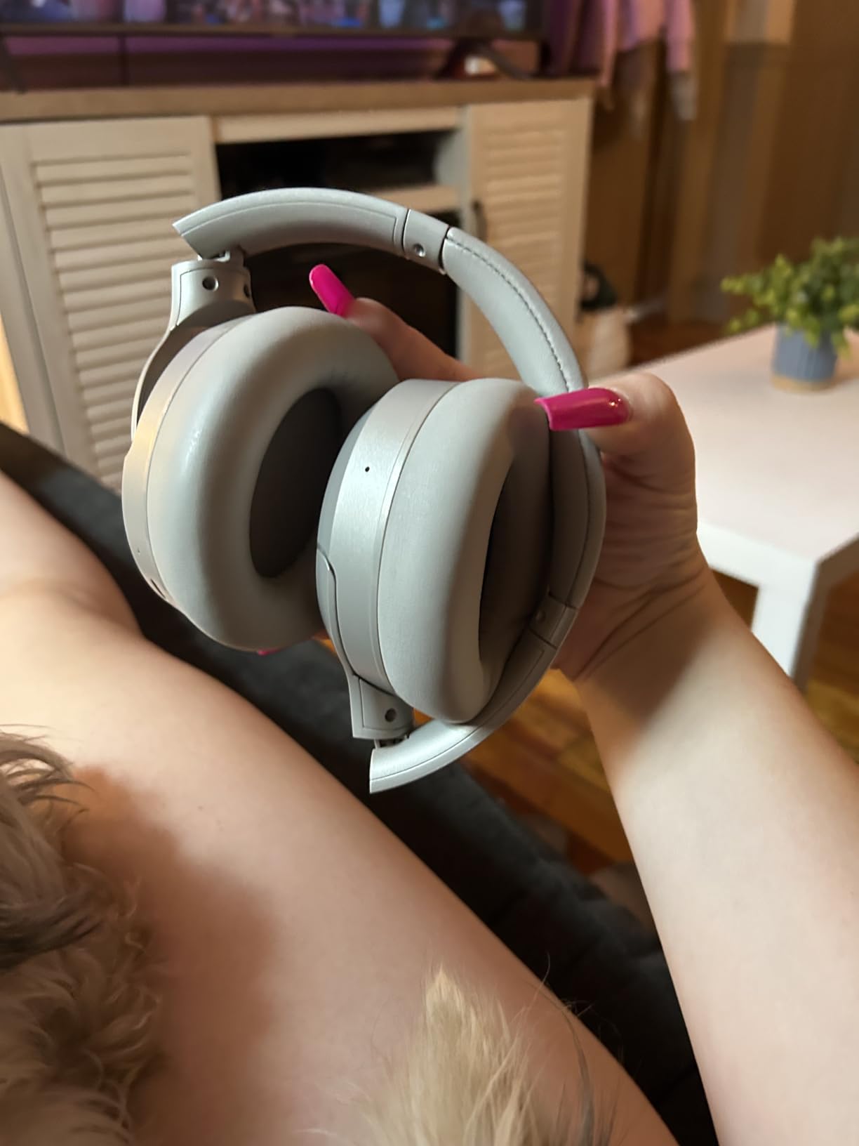 RUNOLIM Hybrid Active Noise Cancelling Headphones Customer Review RUNOLIM Hybrid Active Noise Cancelling Headphones - Customer Photo 2