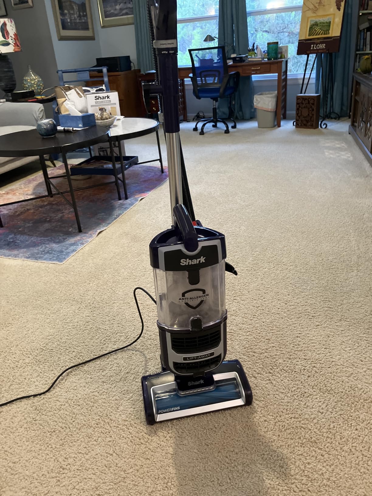 Shark ZU102 Rotator Pet Upright Vacuum with PowerFins HairPro & Odor Neutralizer Technology, Charcoal, 2.9 L Dust Cup Customer Review Shark ZU102 Rotator Pet Upright Vacuum with PowerFins HairPro & Odor Neutralizer Technology, Charcoal, 2.9 L Dust Cup - Customer Photo 1