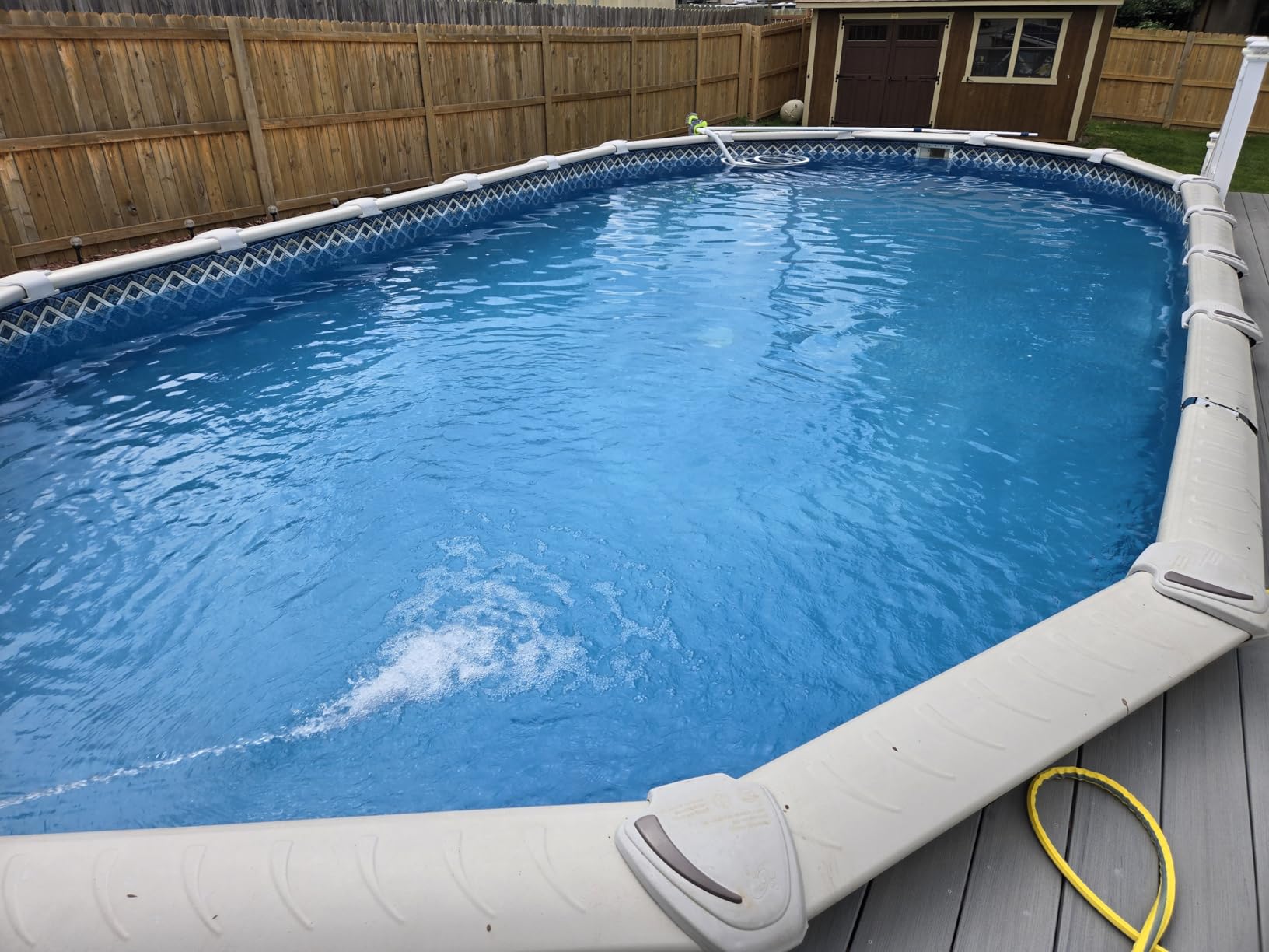 Sepetrel Upgrade Pool Vacuum Head with Side Brush & Universal Rotatable Hose Adapter,Weighted Triangular Shape(Safe for Vinyl Liner Pool) Customer Review Sepetrel Upgrade Pool Vacuum Head with Side Brush & Universal Rotatable Hose Adapter,Weighted Triangular Shape(Safe for Vinyl Liner Pool) - Customer Photo 2