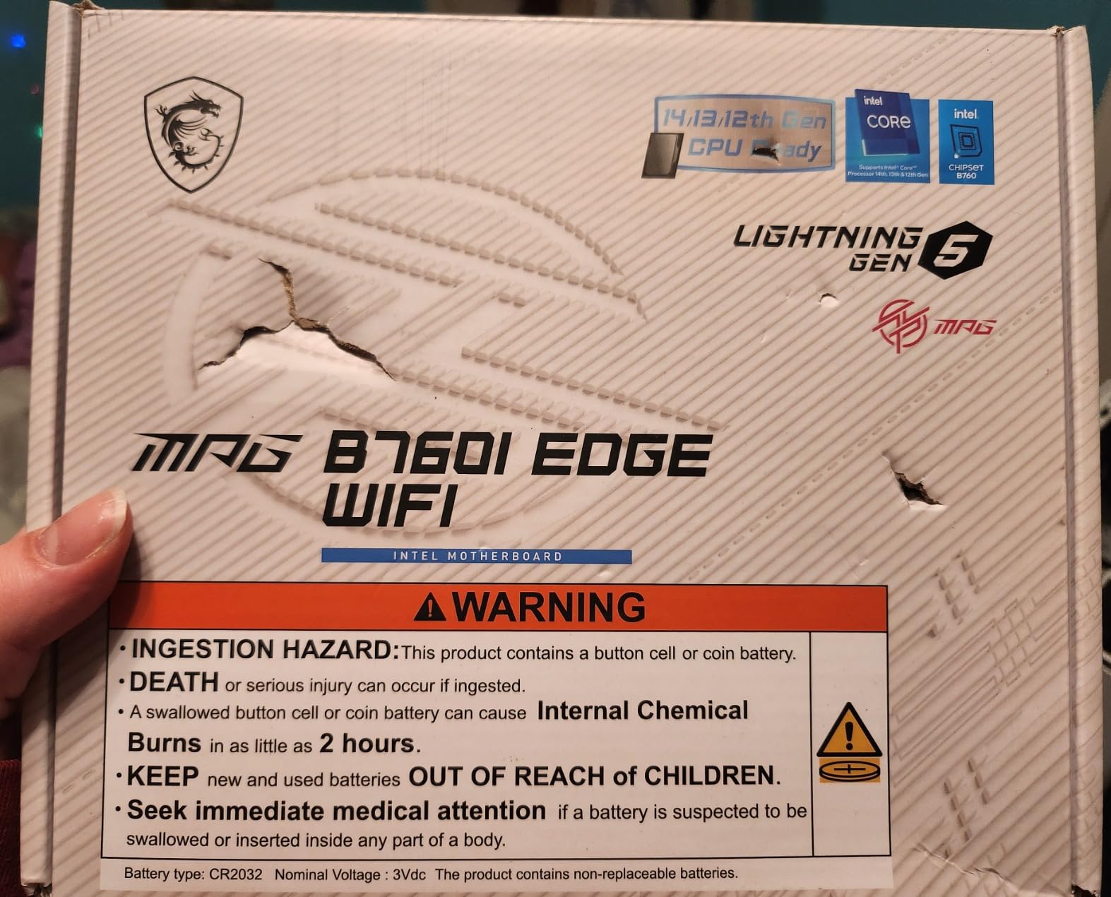 MSI MPG B760I Edge WiFi Customer Review Image MSI MPG B760I Edge WiFi - Customer Photo 1