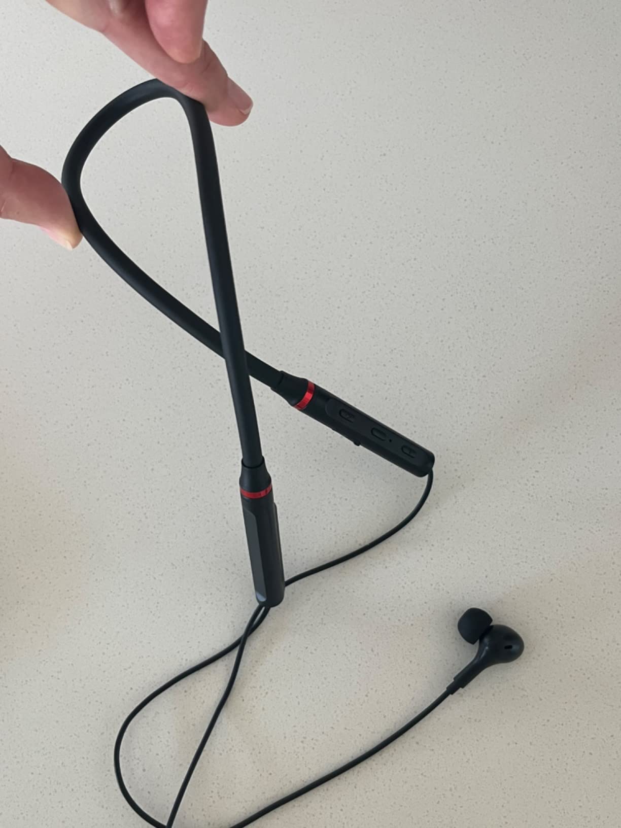 Neckband Bluetooth Headphones Wireless Earbuds for Samsung S25 Ultra S24 S23 FE S22 A53 A25, Sport Headphones HiFi Stereo Surround Sound Ear Buds for iPhone 17 Air 16 15 14 Pro Max 13 Plus Pixel 10 9 Customer Review Neckband Bluetooth Headphones Wireless Earbuds for Samsung S25 Ultra S24 S23 FE S22 A53 A25, Sport Headphones HiFi Stereo Surround Sound Ear Buds for iPhone 17 Air 16 15 14 Pro Max 13 Plus Pixel 10 9 - Customer Photo 1