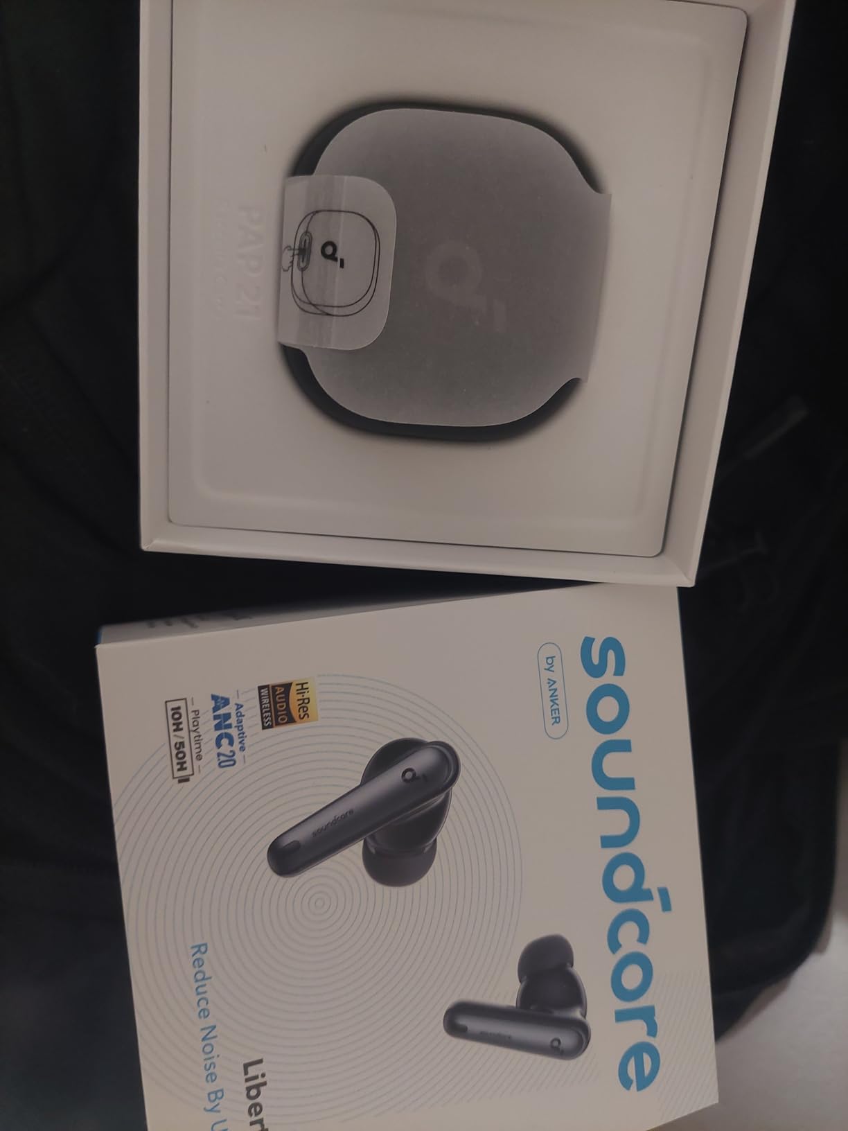 Soundcore Liberty 4 NC Wireless Earbuds, 98.5% Noise Reduction, Adaptive Noise Cancelling to Ears and Environment, Hi-Res Sound, 50H Battery, Wireless Charging, Bluetooth 5.3 Customer Review Soundcore Liberty 4 NC Wireless Earbuds, 98.5% Noise Reduction, Adaptive Noise Cancelling to Ears and Environment, Hi-Res Sound, 50H Battery, Wireless Charging, Bluetooth 5.3 - Customer Photo 1
