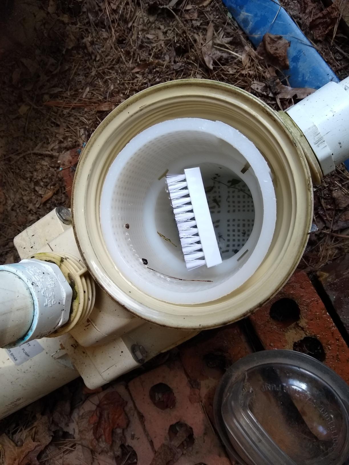 Upgrade Pro Weighted Triangular Pool Rotative Vacuum Head with Brush & EZ Clip Handle - for Cleaning Surface Safe on Vinyl Lined Pools Customer Review Upgrade Pro Weighted Triangular Pool Rotative Vacuum Head with Brush & EZ Clip Handle - for Cleaning Surface Safe on Vinyl Lined Pools - Customer Photo 1