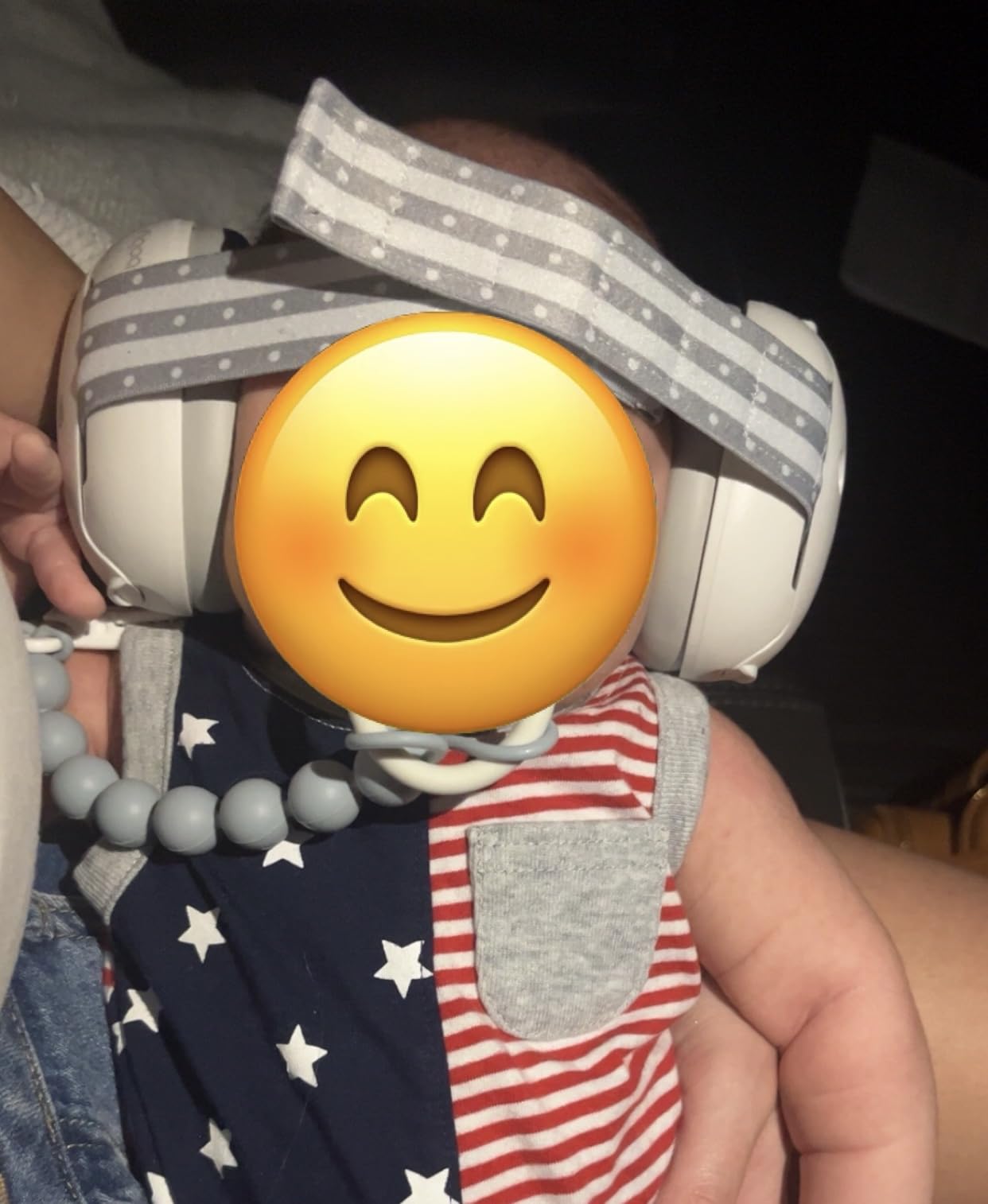 Baby Ear Muffs Noise Protection, 25dB Noise Cancelling Headphones for Infants Toddlers 0-36 Months Airplane Travel Essentials Customer Review Baby Ear Muffs Noise Protection, 25dB Noise Cancelling Headphones for Infants Toddlers 0-36 Months Airplane Travel Essentials - Customer Photo 2