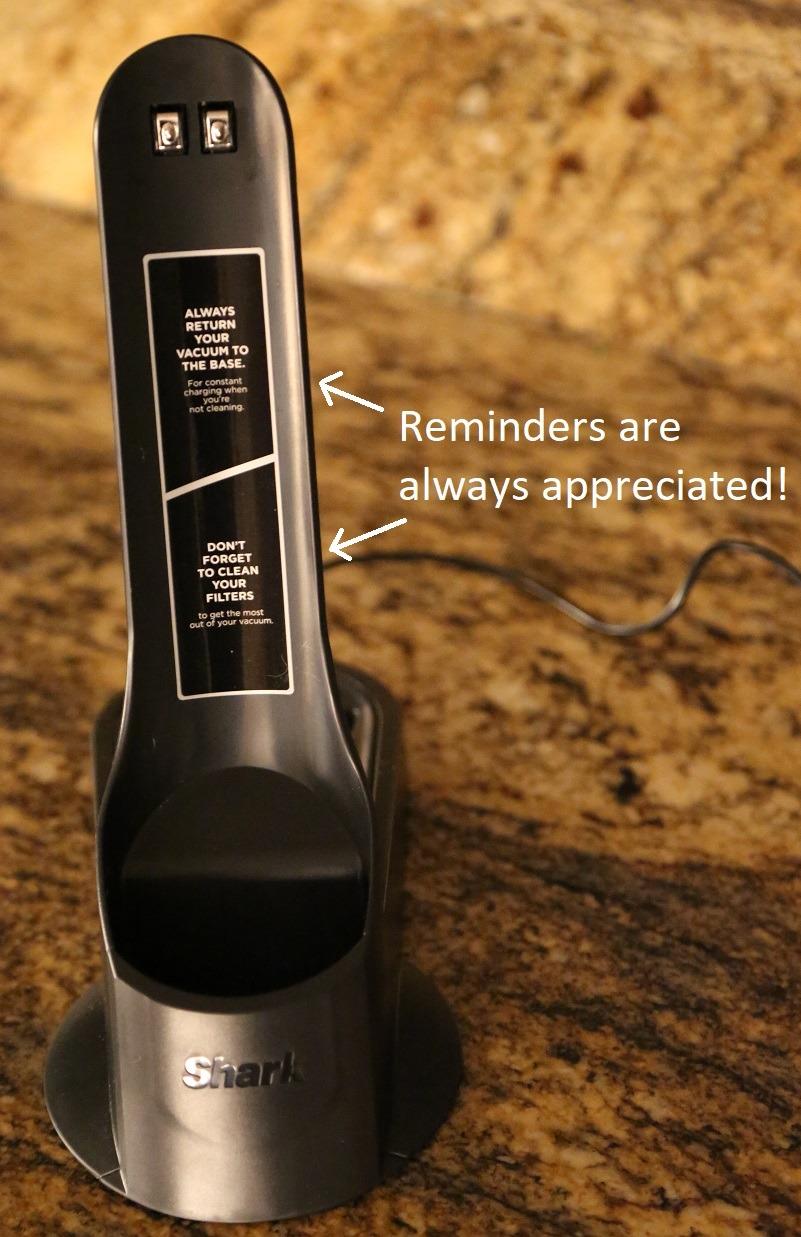 Shark WANDVAC Cordless Hand Vac, Lightweight, Versatile and Portable at 1.4 lbs., Powerful Suction for Pet Hair, Charging Dock, One-Touch Empty for Car & Home, Duster Crevice Tool, Black, WV201BK - Customer Photo 2