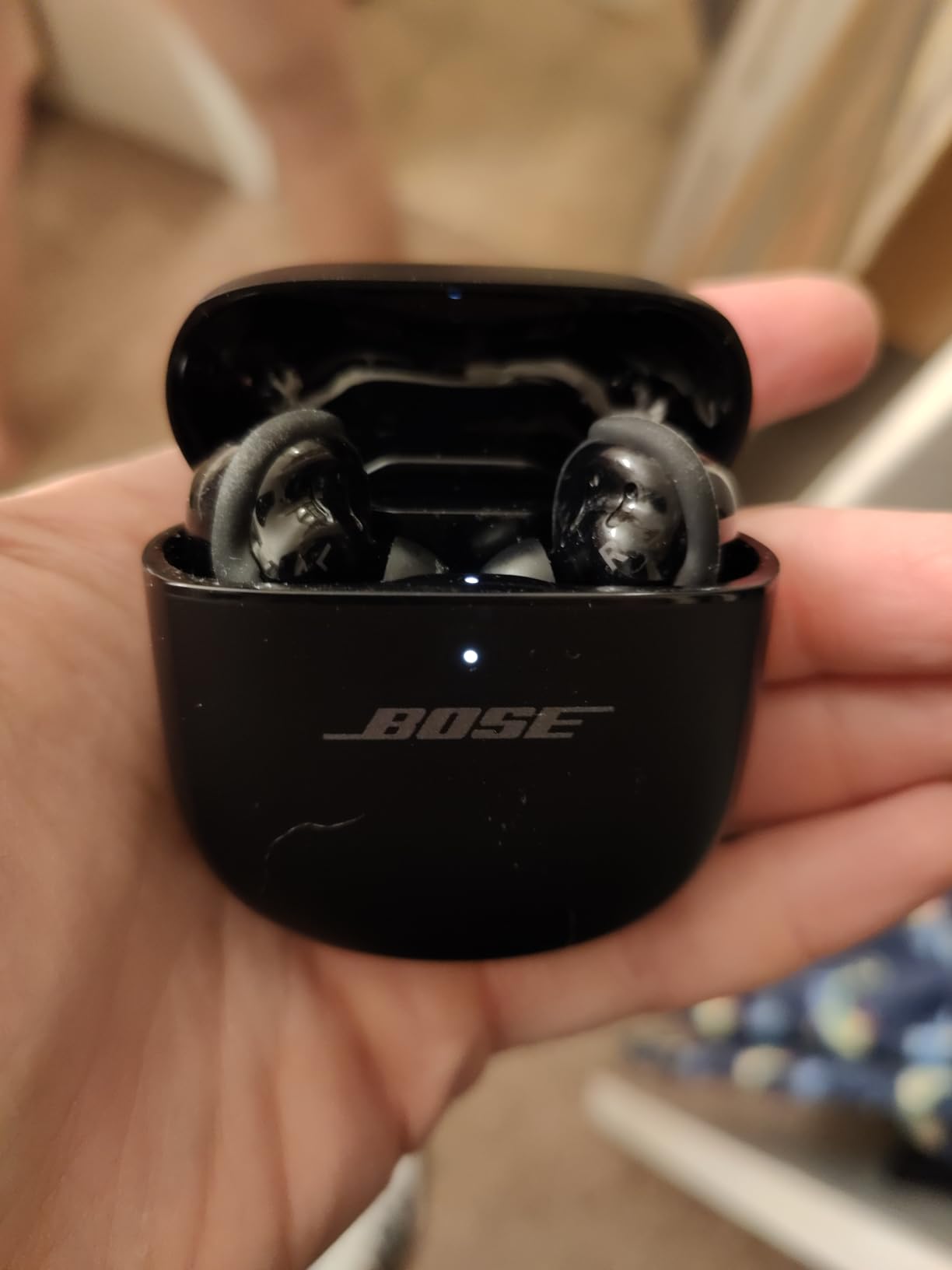 Bose QuietComfort Ultra Bluetooth Earbuds, Wireless Earbuds with Spatial Audio and World-Class Active Noise Cancellation, Deep Bass, Up to 6 Hours of Playtime, Black - Customer Photo 2