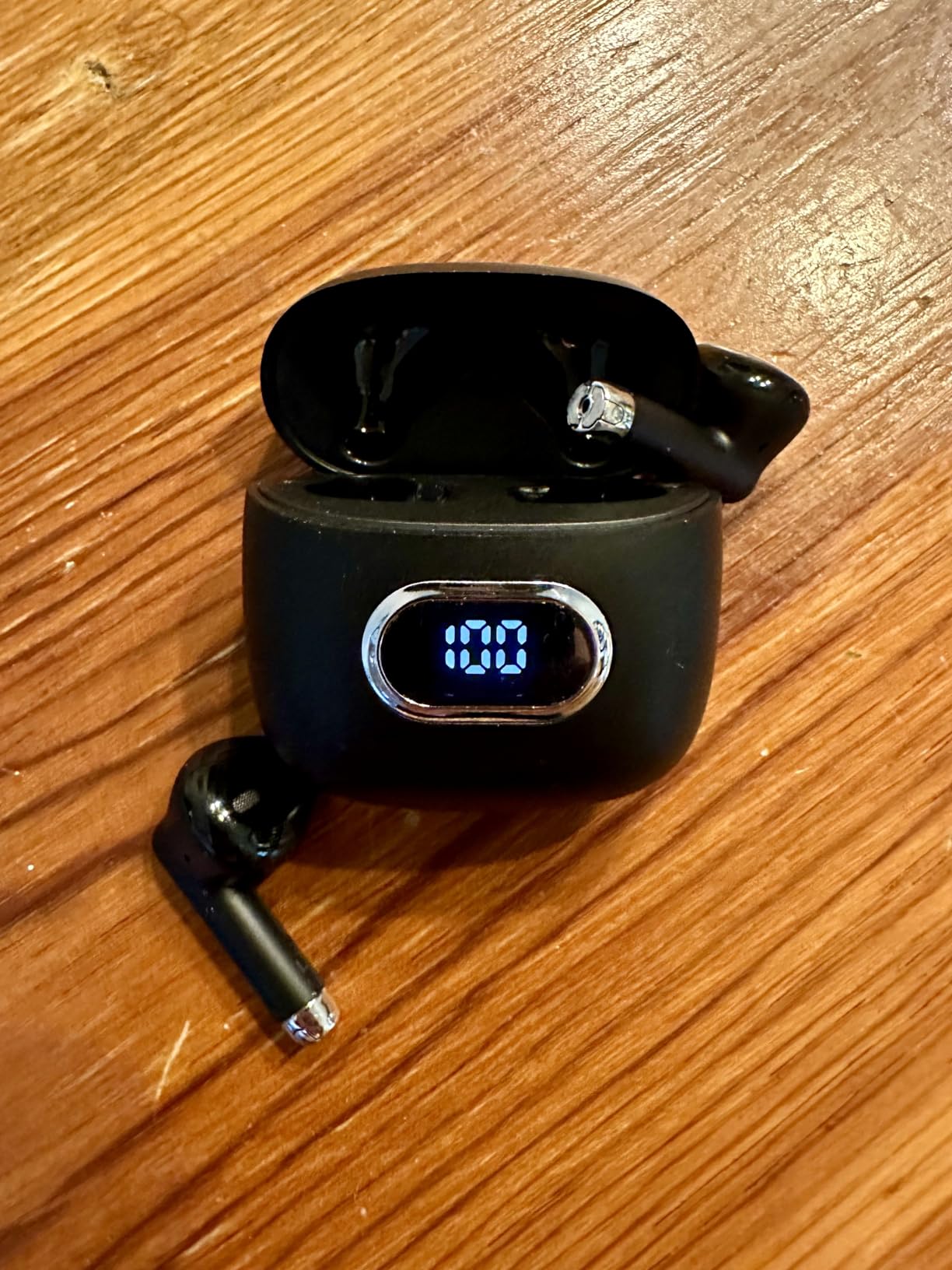 Wireless Earbud, Bluetooth Headphones 5.3 Stereo Bass 42H in-Ear Earphones 2024 Noise Cancelling Ear Buds 4 ENC Mic Call Bluetooth Earbud USB-C LED Display IP7 Waterproof Sport Headset for Android iOS Customer Review Wireless Earbud, Bluetooth Headphones 5.3 Stereo Bass 42H in-Ear Earphones 2024 Noise Cancelling Ear Buds 4 ENC Mic Call Bluetooth Earbud USB-C LED Display IP7 Waterproof Sport Headset for Android iOS - Customer Photo 1