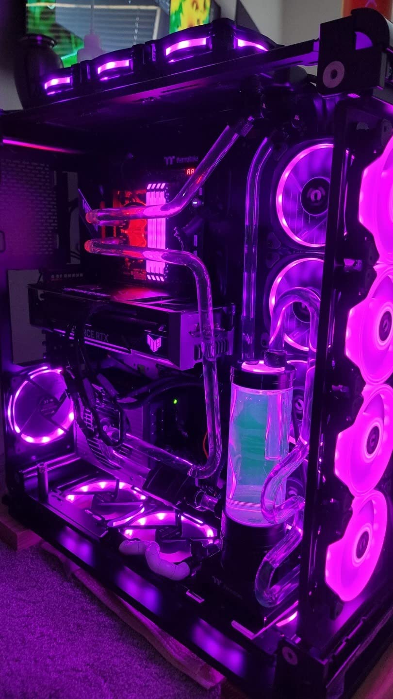 Thermaltake Pacific SW1 Plus CPU Water Block, Temperature Sensor, LGA 1700 / AM5 Compatible, 12 Addressable LEDs, TT RGB Plus Software Control, CL-W379-CU00SW-A - Customer Photo 1