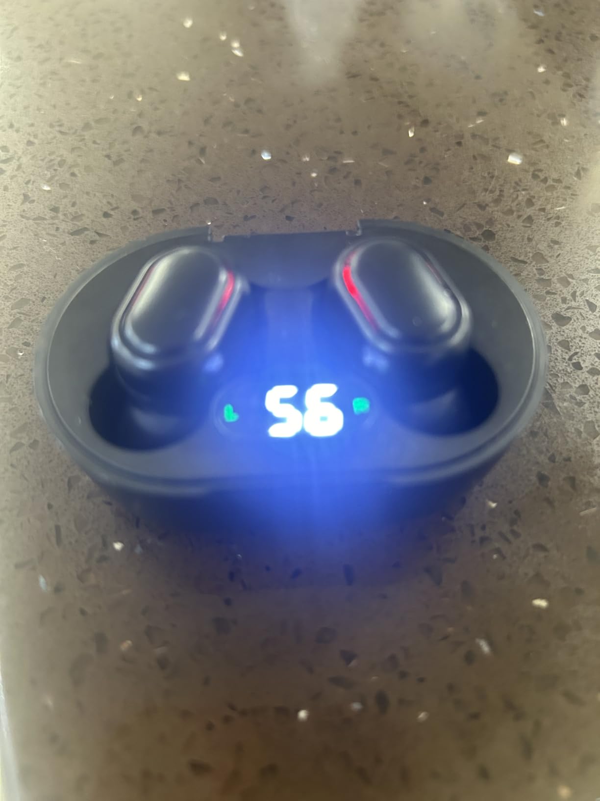 Wireless Earbuds, Bluetooth 5.3 Headphones HiFi Deep Bass with Mic ,120H Playtime LED Display ,IPX7 Waterproof Button Control True Wireless Earphones,One-Step Pairing,In-Ear Noise Reduction Headset Customer Review Wireless Earbuds, Bluetooth 5.3 Headphones HiFi Deep Bass with Mic ,120H Playtime LED Display ,IPX7 Waterproof Button Control True Wireless Earphones,One-Step Pairing,In-Ear Noise Reduction Headset - Customer Photo 1
