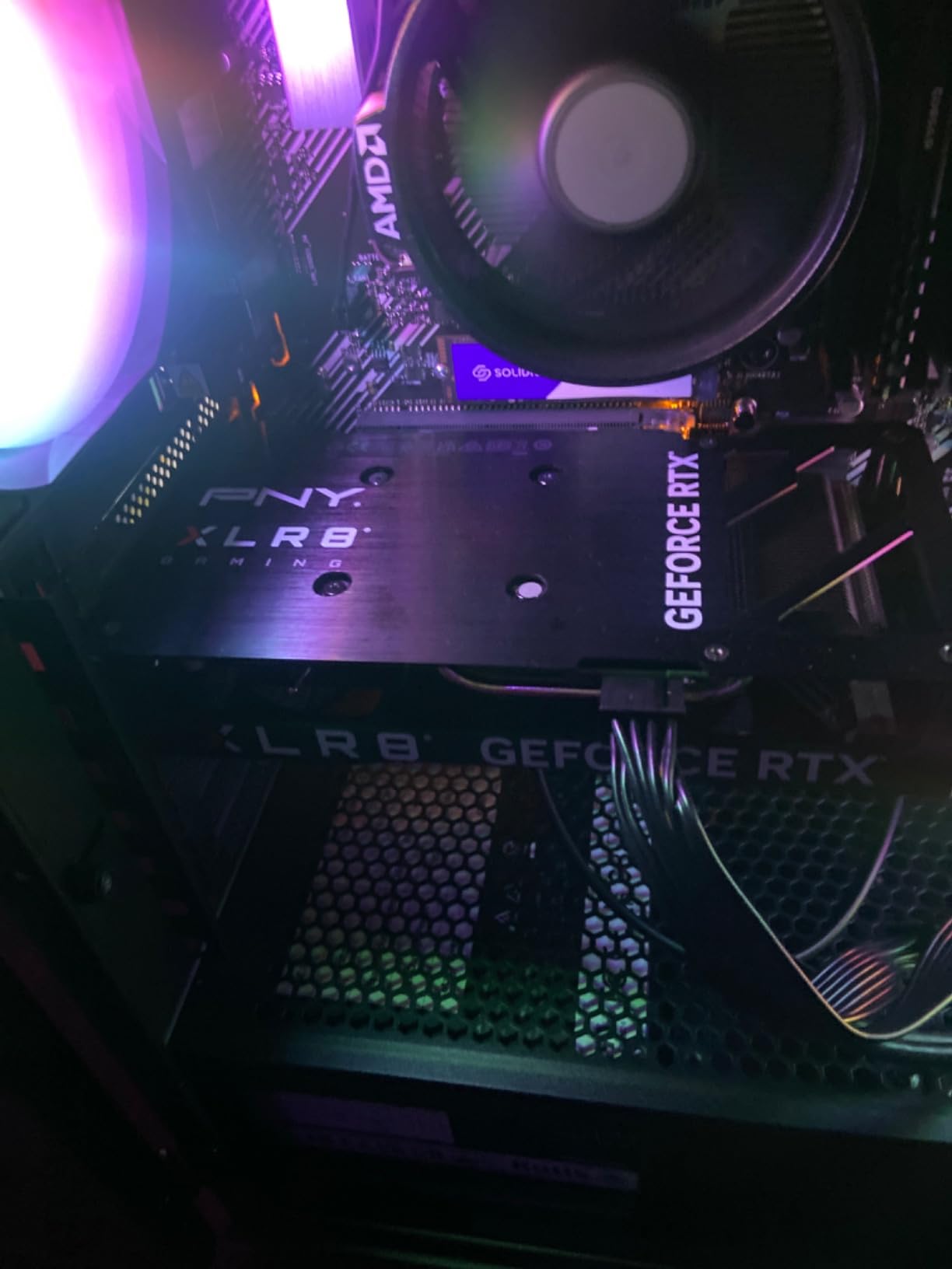 PNY GeForce RTX™ 4060 8GB XLR8 Gaming Verto™ Dual Fan OC Graphics Card DLSS 3 (128-bit, PCIe 4.0, GDDR6, HDMI/DisplayPort, Supports 4k, 2 Slot) Customer Review PNY GeForce RTX™ 4060 8GB XLR8 Gaming Verto™ Dual Fan OC Graphics Card DLSS 3 (128-bit, PCIe 4.0, GDDR6, HDMI/DisplayPort, Supports 4k, 2 Slot) - Customer Photo 1