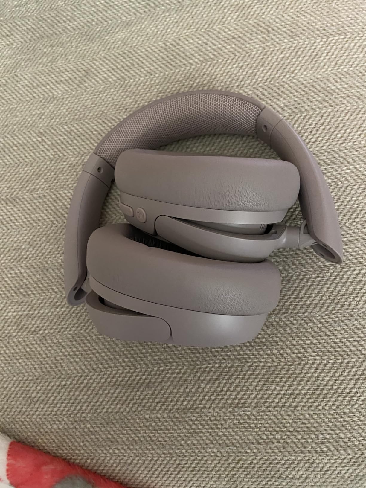 JLab JBuds Lux ANC Wireless Headphones, Mauve, Hybrid Active Noise Cancelling, Customizable Sound, Spatial Audio Compatible, Premium Over-Ear Bluetooth Headset Customer Review JLab JBuds Lux ANC Wireless Headphones, Mauve, Hybrid Active Noise Cancelling, Customizable Sound, Spatial Audio Compatible, Premium Over-Ear Bluetooth Headset - Customer Photo 3