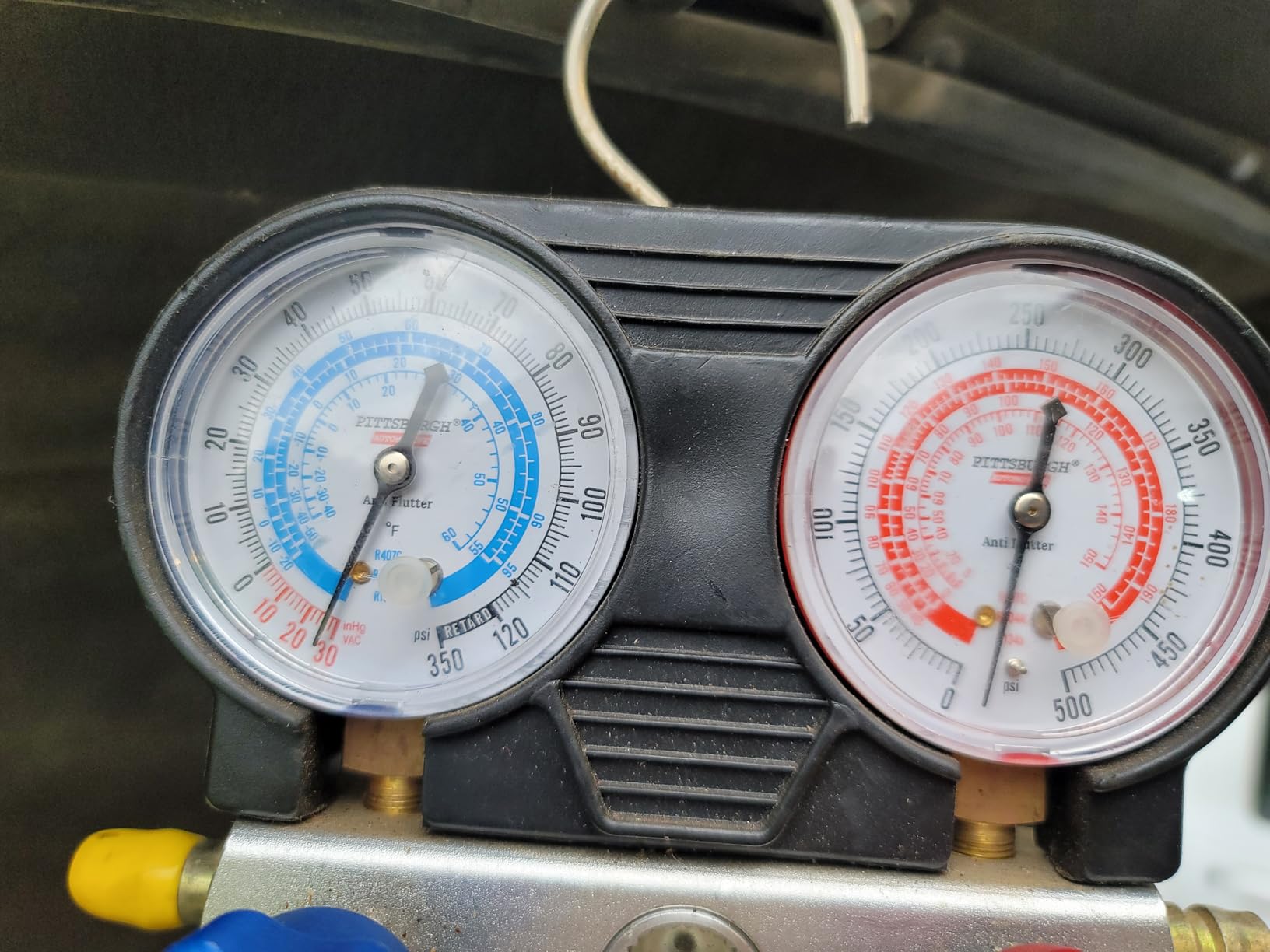 Orion Motor Tech Vacuum Pump, 3.5 cfm 1/4 hp HVAC Single Stage Vacuum Pump for R12 R22 R134a R410a R502, Auto AC Vacuum Pump Kit for Automotive Air Conditioner Resin Degassing & More, Oil Included - Customer Photo 2