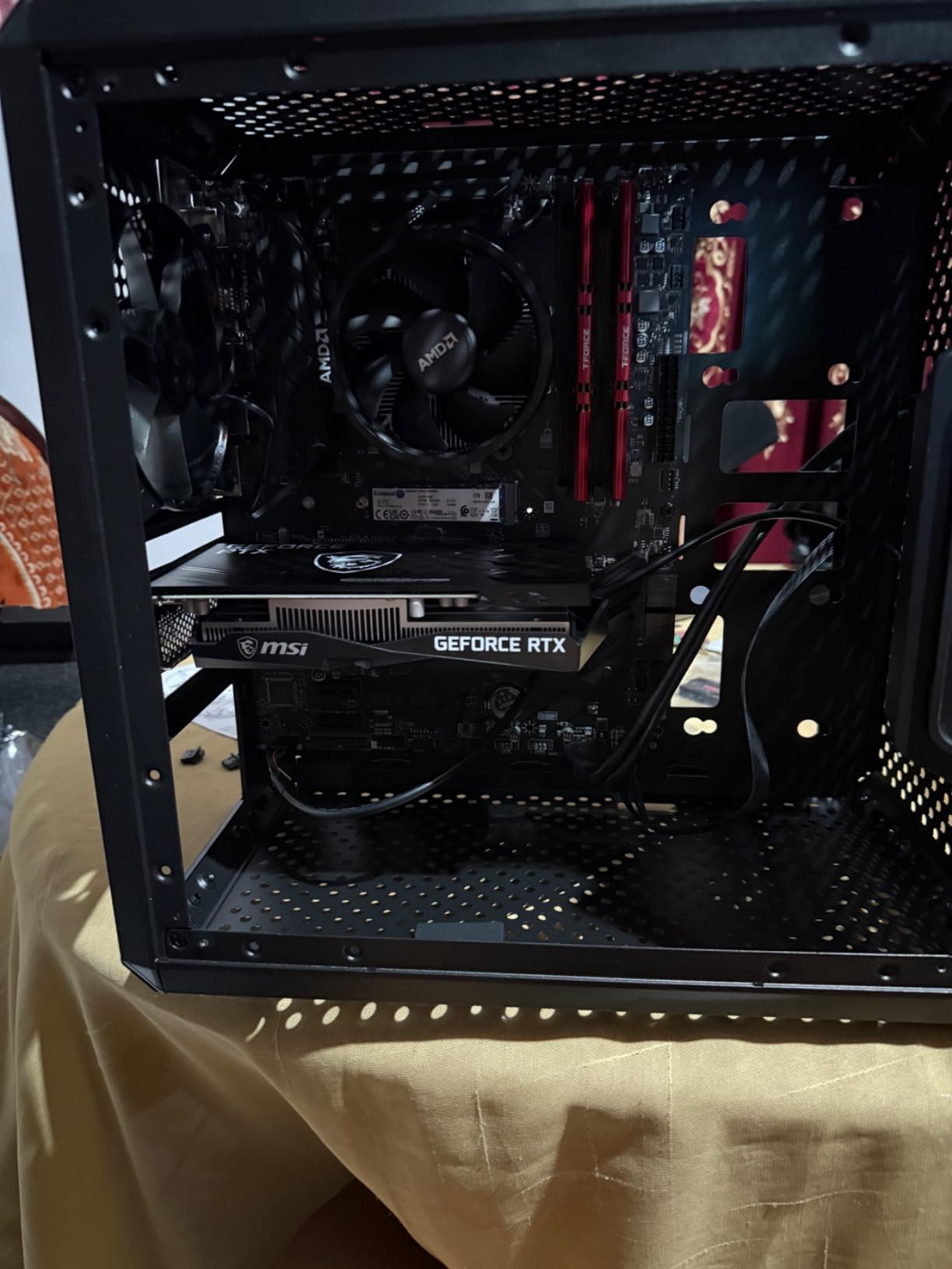MSI Gaming RTX 3050 Gaming X 6G Graphics Card (NVIDIA RTX 3050, 96-Bit, Boost Clock: 1507 MHz, 6GB GDDR6 14 Gbps, HDMI/DP) - Customer Photo 2