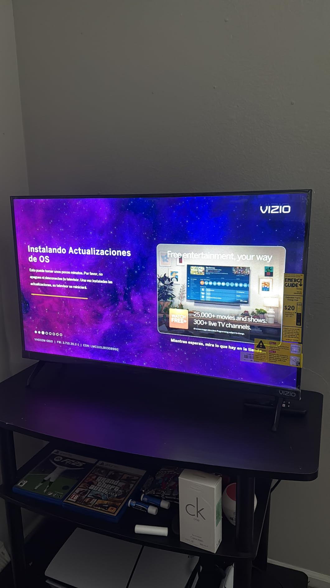 VIZIO 32-inch HD Smart TV 720p LED w/Alexa Compatibility, Google Cast Built-in, Bluetooth Headphone Capable (VHD32M-08, New) Customer Review VIZIO 32-inch HD Smart TV 720p LED w/Alexa Compatibility, Google Cast Built-in, Bluetooth Headphone Capable (VHD32M-08, New) - Customer Photo 1
