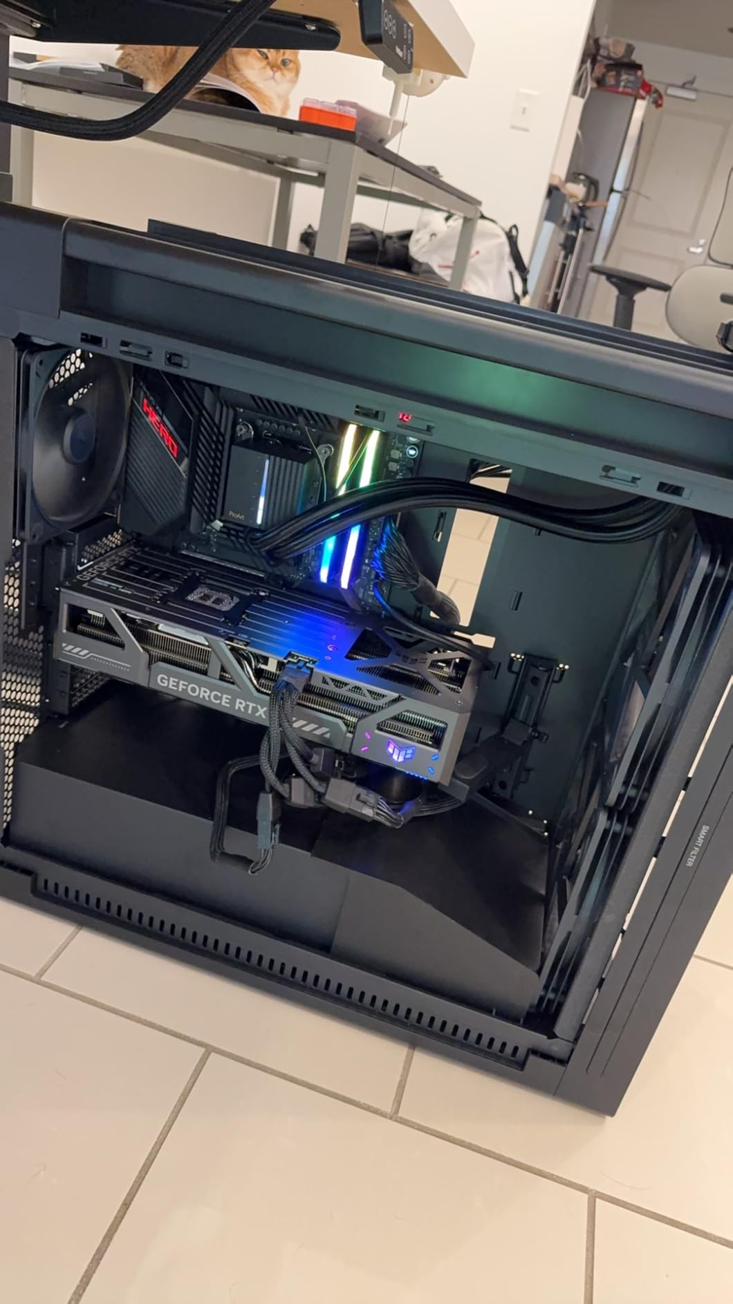 ASUS ProArt LC 420 All-in-one CPU Liquid Cooler with Illuminated System Status Meter and Three Noctua NF-A14 industrialPPC-2000 PWM 140mm Radiator Fans Customer Review ASUS ProArt LC 420 All-in-one CPU Liquid Cooler with Illuminated System Status Meter and Three Noctua NF-A14 industrialPPC-2000 PWM 140mm Radiator Fans - Customer Photo 1