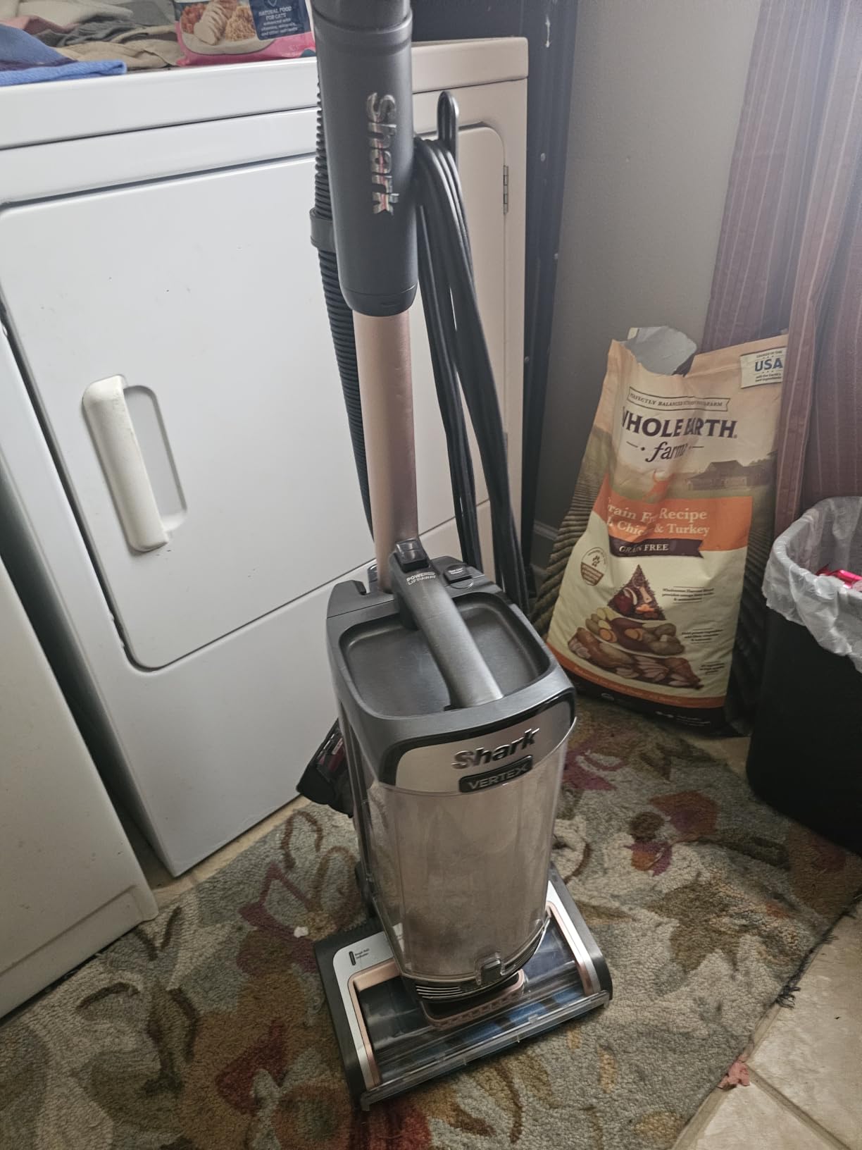Shark POWERDETECT Upright Vacuum Cleaner with HEPA Filter, Heavy Duty Vacuum with Powerful Suction for Pet Hair Pickup, DuoClean Technology, Powered Lift-Away, Ideal for Carpets & Hardfloors, AZ4002 Customer Review Shark POWERDETECT Upright Vacuum Cleaner with HEPA Filter, Heavy Duty Vacuum with Powerful Suction for Pet Hair Pickup, DuoClean Technology, Powered Lift-Away, Ideal for Carpets & Hardfloors, AZ4002 - Customer Photo 2