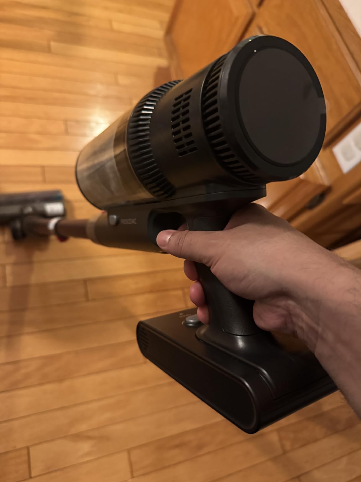 Proscenic Cordless Vacuum Cleaner,45Kpa 55Mins P11 Mopping Wet Dry Vacuum and Mop Combo All in one, Lightweight Stick Vacuum with LED Display, Long Runtime Ease of use for All Floors Pet Hair Carpet - Customer Photo 1