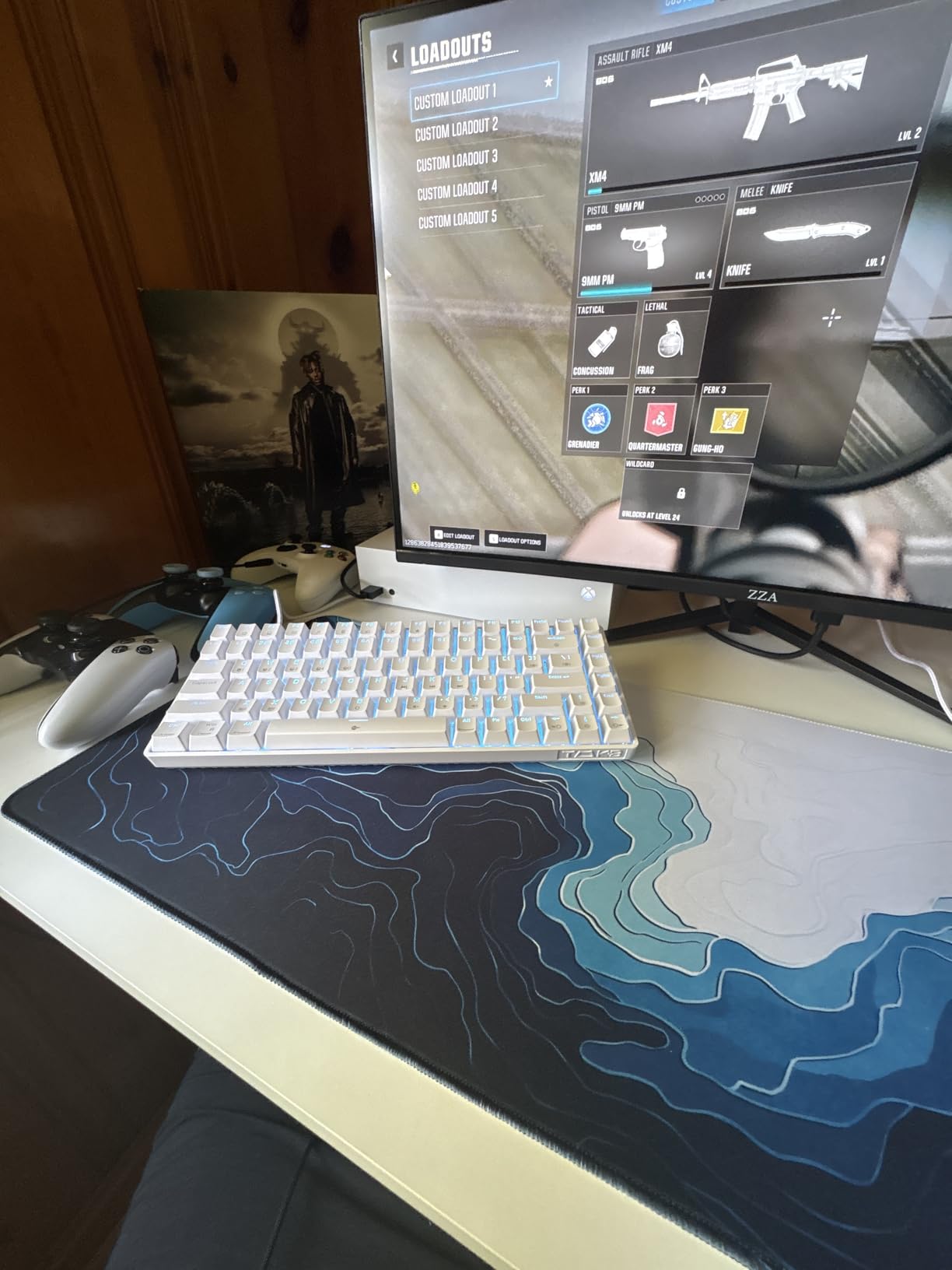 TMKB T84SE Gaming Keyboard, 75% Mechanical Gaming Keyboard with Linear Red Switch, Ice Blue LED Backlit, Detachable USB-C, Full Anti-Ghosting for Gaming/Typing/PC/Laptop/Win/Mac, US Layout, White Customer Review TMKB T84SE Gaming Keyboard, 75% Mechanical Gaming Keyboard with Linear Red Switch, Ice Blue LED Backlit, Detachable USB-C, Full Anti-Ghosting for Gaming/Typing/PC/Laptop/Win/Mac, US Layout, White - Customer Photo 1