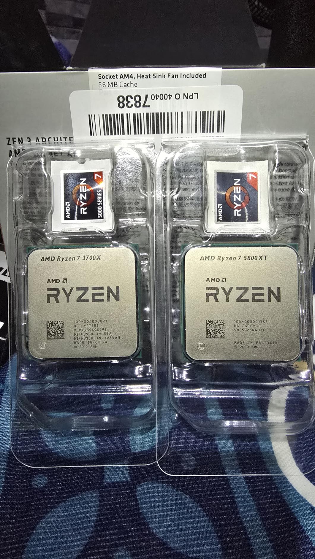 AMD Ryzen 7 5800XT 8-Core, 16-Thread Unlocked Desktop Processor Customer Review AMD Ryzen 7 5800XT 8-Core, 16-Thread Unlocked Desktop Processor - Customer Photo 1