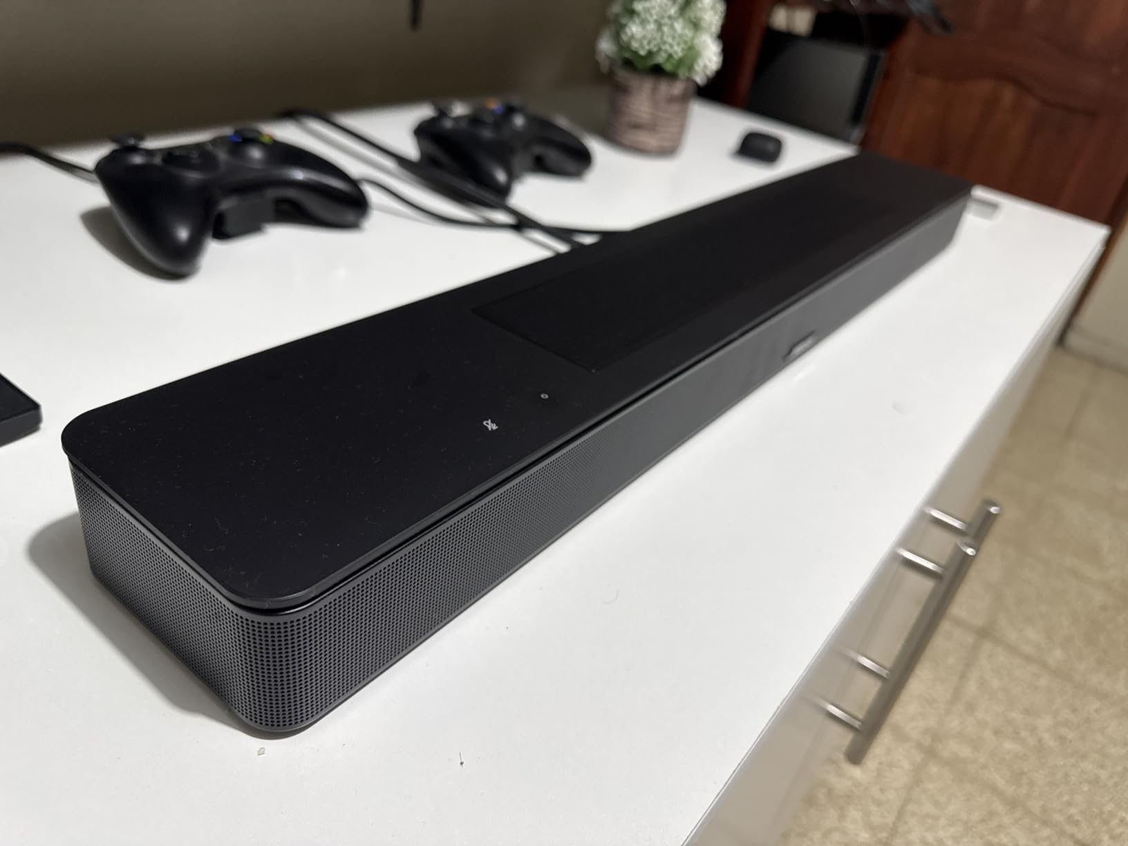 Bose Smart Dolby Atmos Soundbar, Bluetooth Soundbar Speaker with Voice Control and Amazon Alexa Built-in, Works with Google Assistant Capabilities, Black Customer Review Bose Smart Dolby Atmos Soundbar, Bluetooth Soundbar Speaker with Voice Control and Amazon Alexa Built-in, Works with Google Assistant Capabilities, Black - Customer Photo 1