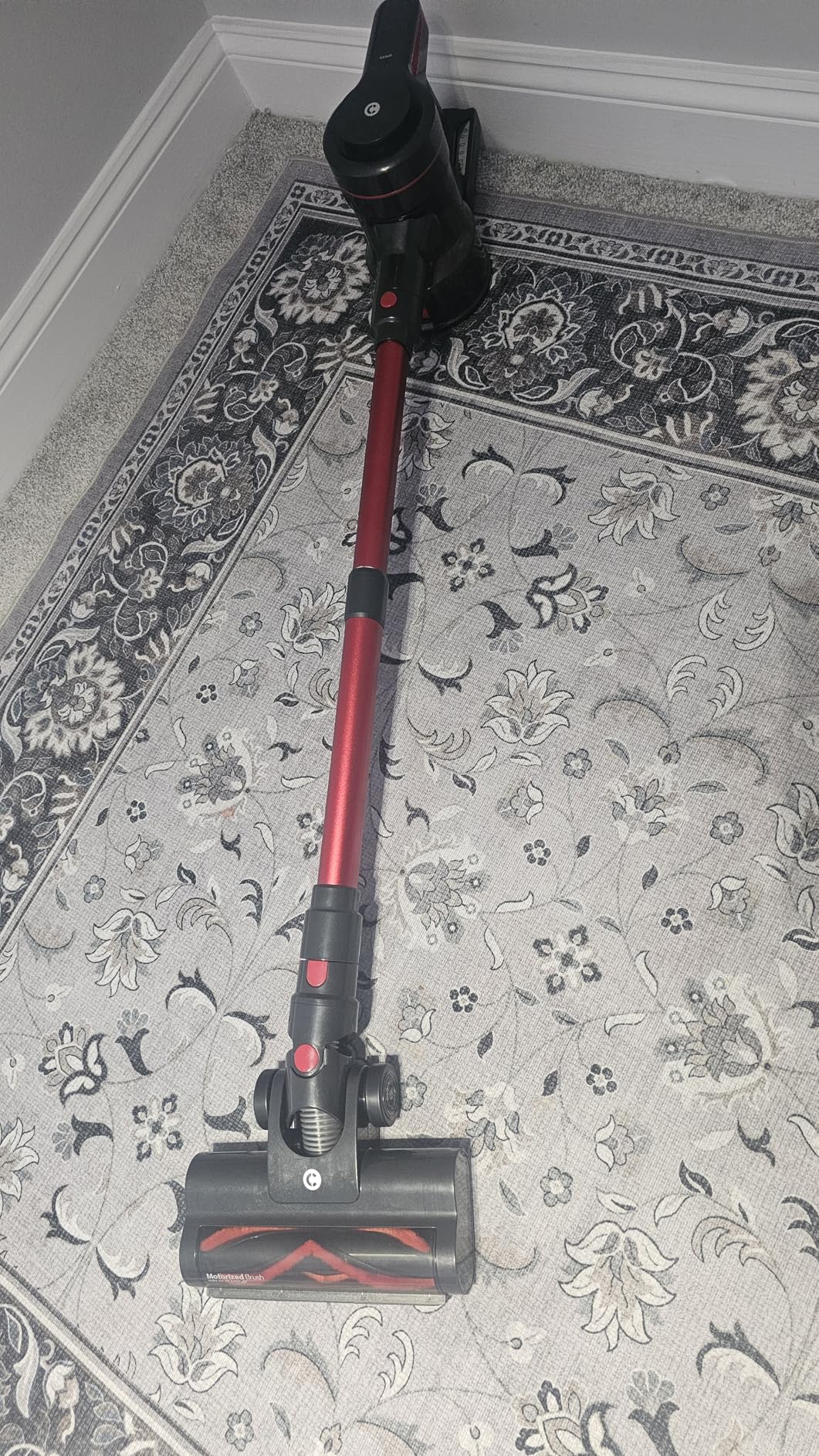 Cordless Vacuum Cleaner, Stick Vacuum with Powerful Suction, 45Mins Runtime Vacuum Cleaners for Home, Anti-tangle and 1.5L Dust Cup, 6 in 1 Lightweight Vacuum for Hardwood Floor Carpet Pet Hair Customer Review Cordless Vacuum Cleaner, Stick Vacuum with Powerful Suction, 45Mins Runtime Vacuum Cleaners for Home, Anti-tangle and 1.5L Dust Cup, 6 in 1 Lightweight Vacuum for Hardwood Floor Carpet Pet Hair - Customer Photo 2