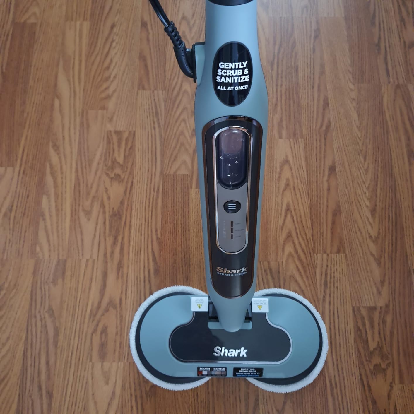 Shark Steam Pickup Lightweight 3-in-1 Steam Mop Cleaner Picks Up Debris, Deep Scrubs & Steam Sanitizes - All At Once for Home with Sealed Hard Floors like Hardwood, Tile & Laminate, SD201 Customer Review Shark Steam Pickup Lightweight 3-in-1 Steam Mop Cleaner Picks Up Debris, Deep Scrubs & Steam Sanitizes - All At Once for Home with Sealed Hard Floors like Hardwood, Tile & Laminate, SD201 - Customer Photo 1