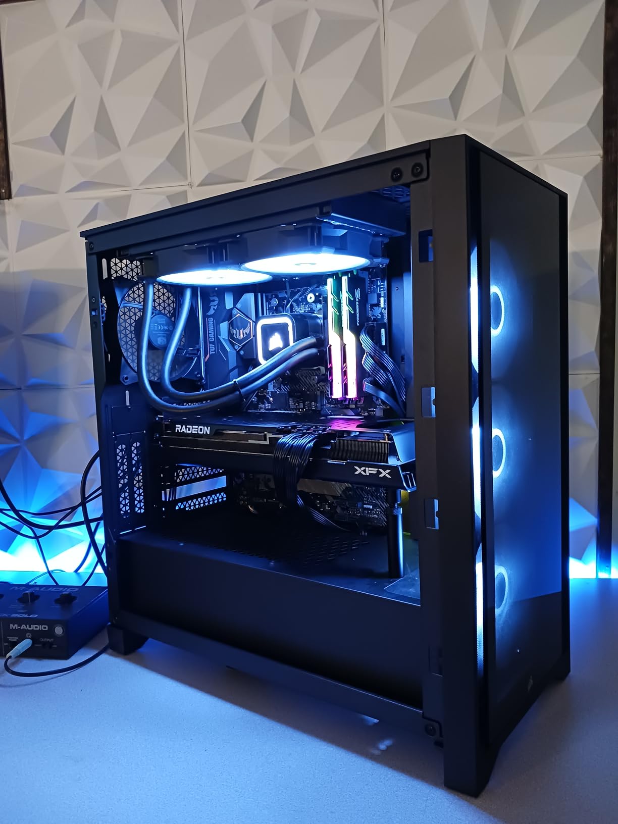 CORSAIR Nautilus 360 RS ARGB Liquid CPU Cooler – 360mm AIO – Low-Noise – Direct Motherboard Connection – Daisy-Chain – Intel LGA 1851/1700, AMD AM5/AM4 – 3X RS120 ARGB Fans Included – Black - Customer Photo 1