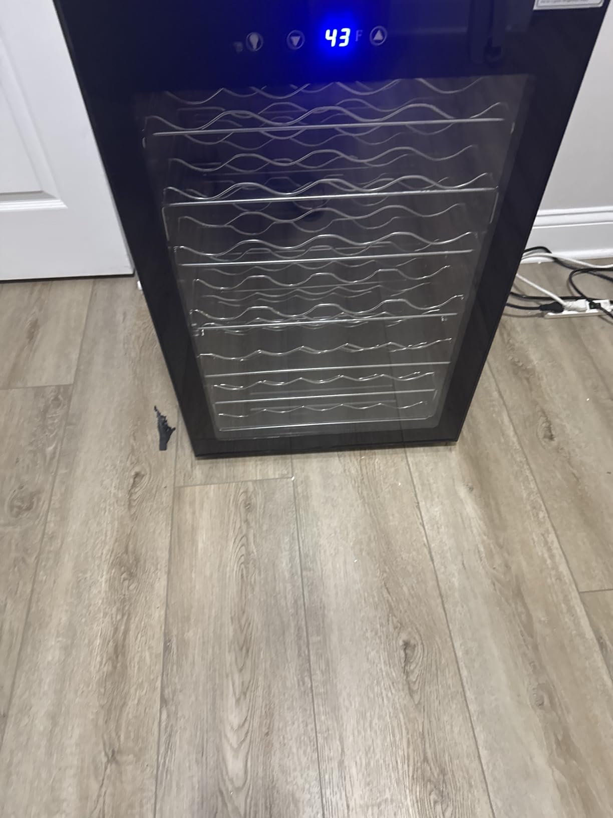 EUHOMY 18L Beverage Refrigerator Cooler, 24 Cans Mini Fridge with Quiet Compressor, Countertop Small Fridge with 40°F-61°F Digital Temperature Control, LED Light for Home, Bar, Office - Customer Photo 2