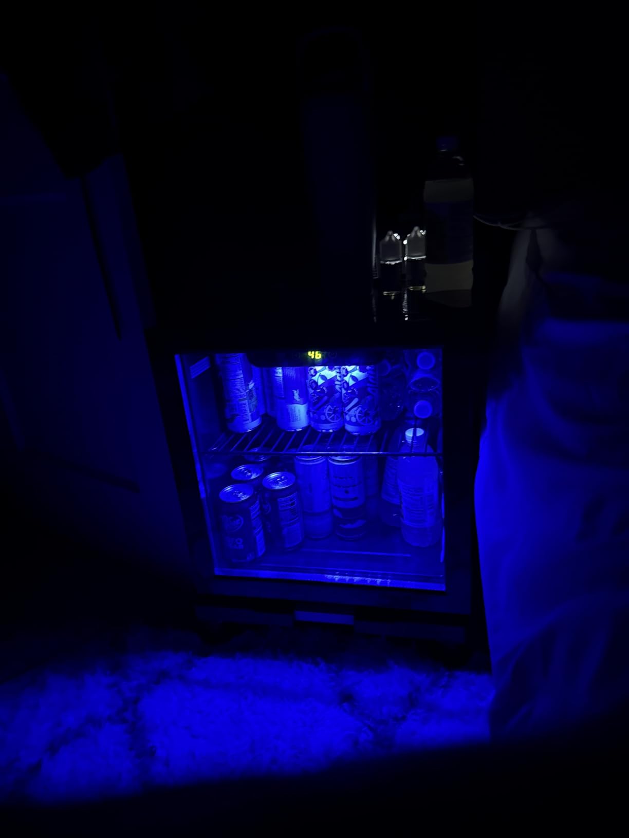26 Bottle Wine Cooler, 95 Cans Beverage Refrigerator, 2.6 cu.ft Drink Fridge Digital Temperature Control for Beer, Soda,Water, Drink Cooler for Home Office Bar Customer Review 26 Bottle Wine Cooler, 95 Cans Beverage Refrigerator, 2.6 cu.ft Drink Fridge Digital Temperature Control for Beer, Soda,Water, Drink Cooler for Home Office Bar - Customer Photo 3