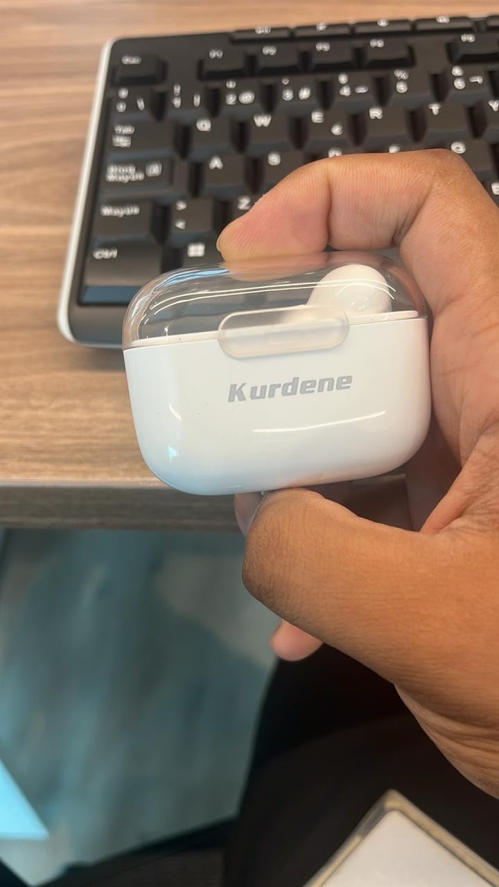 kurdene Wireless Earbuds, Bluetooth 5.3 in Ear Buds Light Weight Headphones with Deep Bass Sound,48 Hours Playtime Headset,Clear Calls Earphones with Mics for Sports Workout White Customer Review kurdene Wireless Earbuds, Bluetooth 5.3 in Ear Buds Light Weight Headphones with Deep Bass Sound,48 Hours Playtime Headset,Clear Calls Earphones with Mics for Sports Workout White - Customer Photo 2