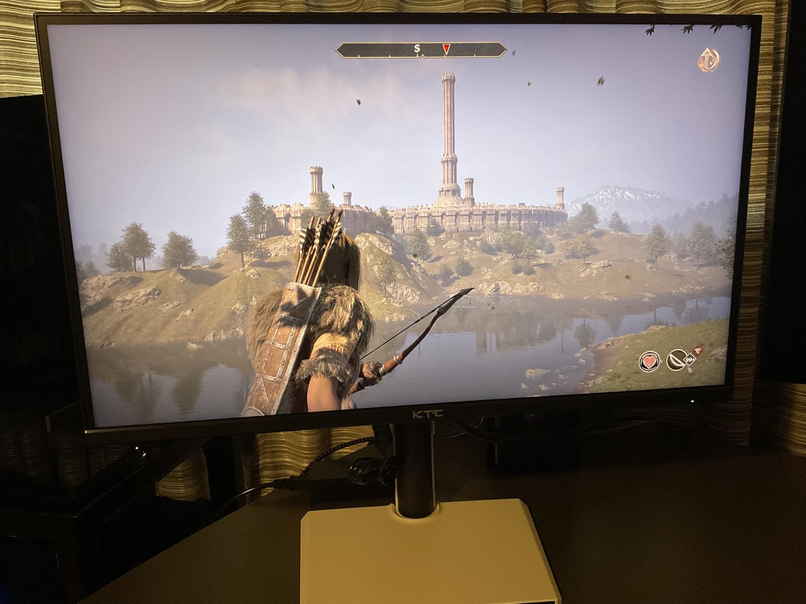 KTC 32 Inch 4K Smart Monitor, Google System UHD (3840x 2160) Smart Monitor with Speakers, Netflix Licensed, Type-C 65W PD, WirelessDisplay, HDR, Bluetooth, Hey Google Voice Remot, VESA Support, A32Q8 Customer Review KTC 32 Inch 4K Smart Monitor, Google System UHD (3840x 2160) Smart Monitor with Speakers, Netflix Licensed, Type-C 65W PD, WirelessDisplay, HDR, Bluetooth, Hey Google Voice Remot, VESA Support, A32Q8 - Customer Photo 1